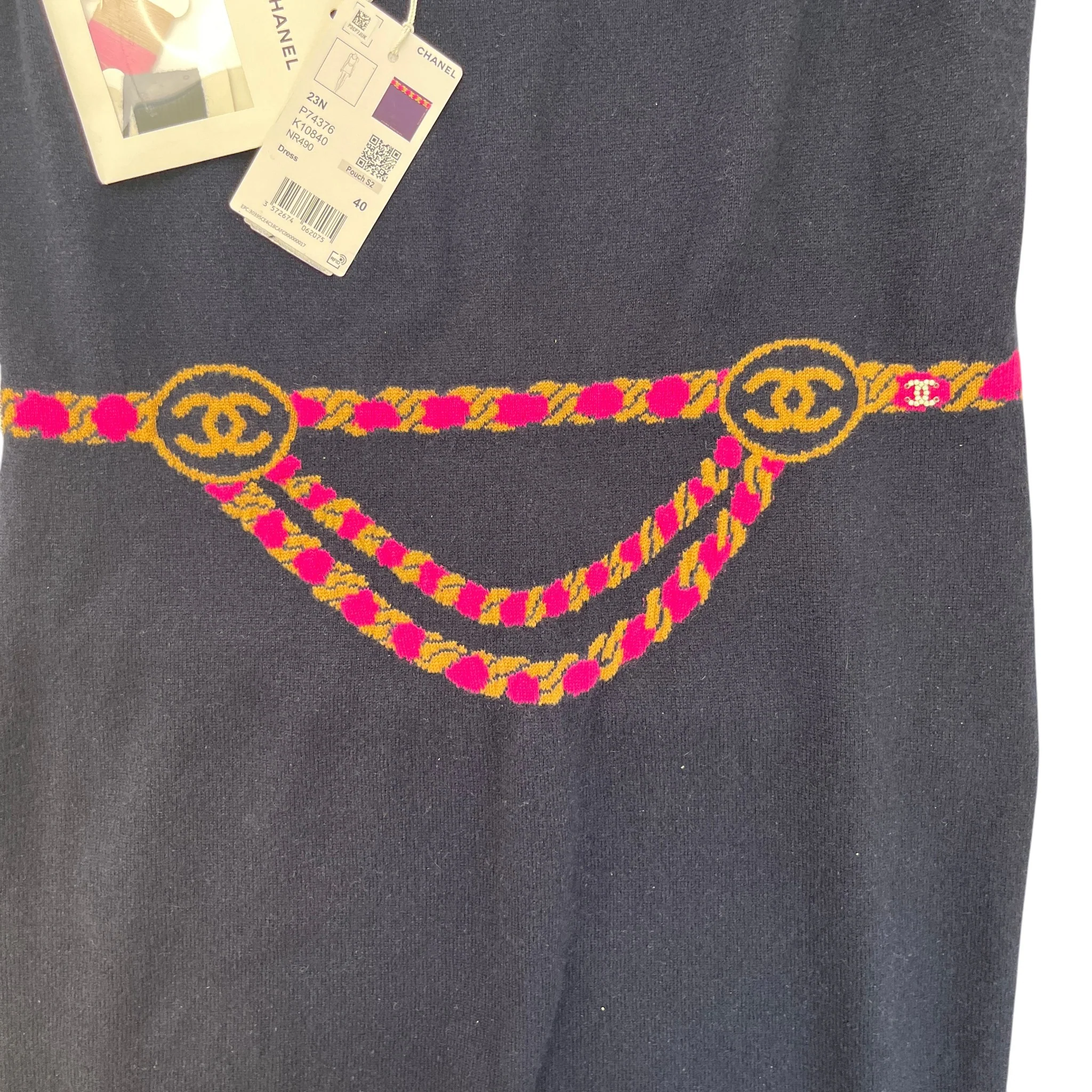 Women's 23N Dress Top Navy Size L - Image 6