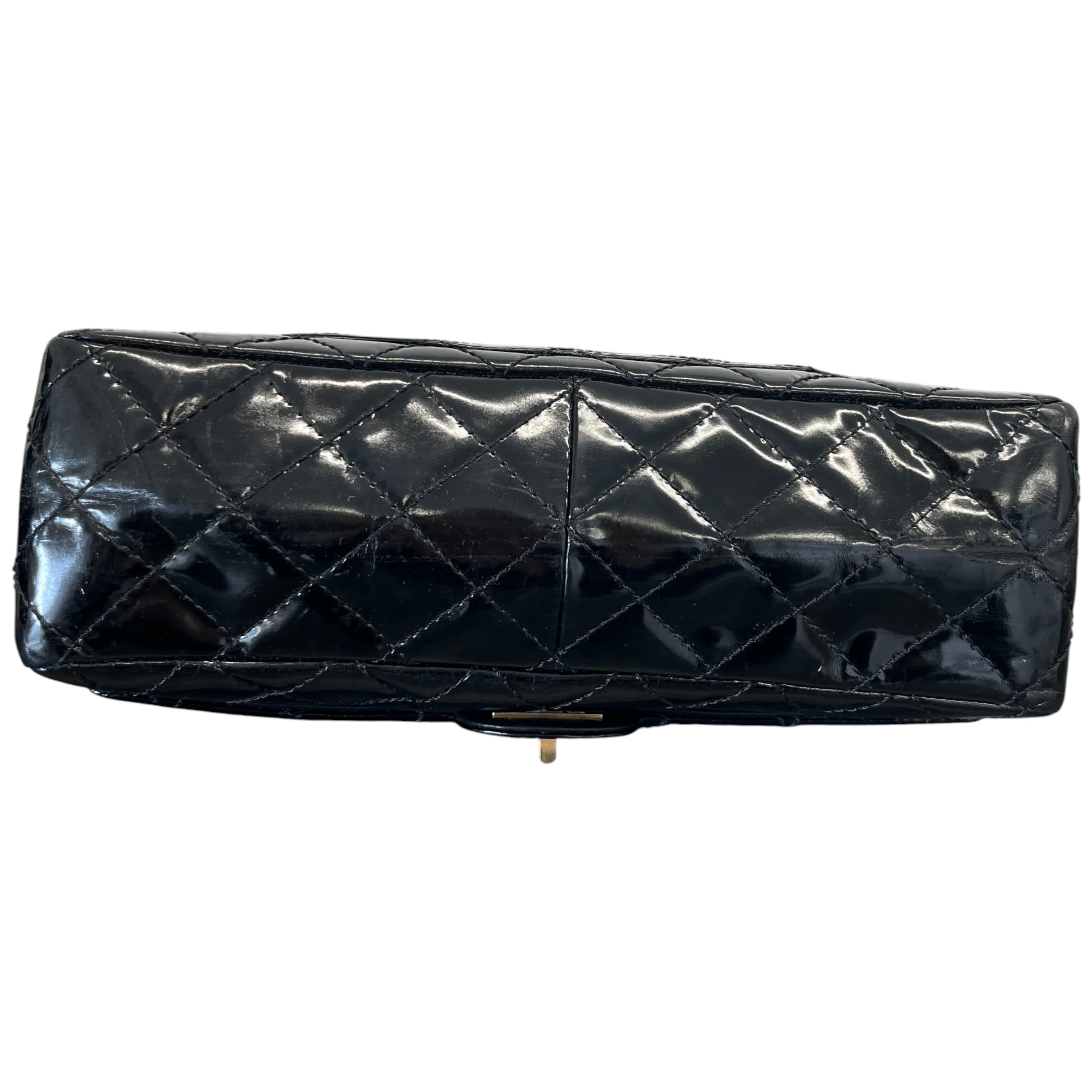 Women's 2.55 Reissue Flap Patent Bag Black - Image 10