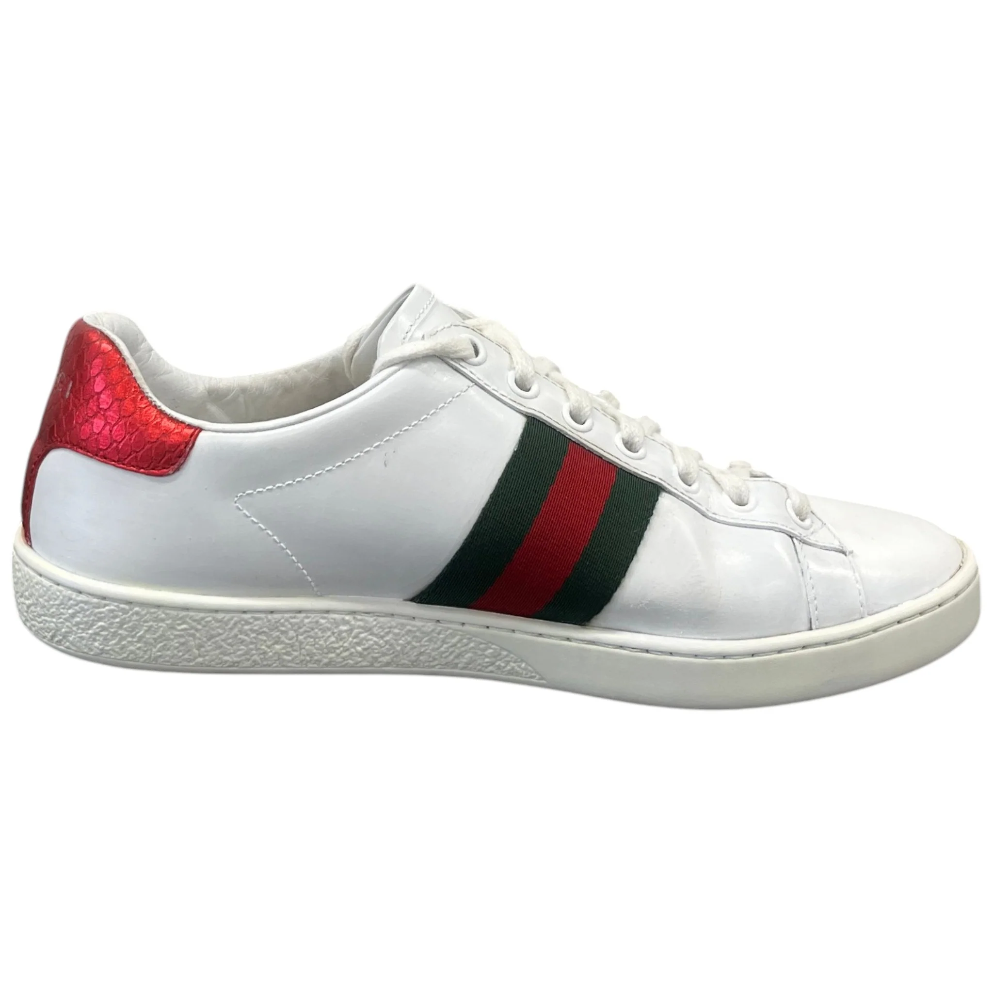 Women's Ace Embroidered Bee Low Trainers White Size EU 38 / UK 5 - Image 4