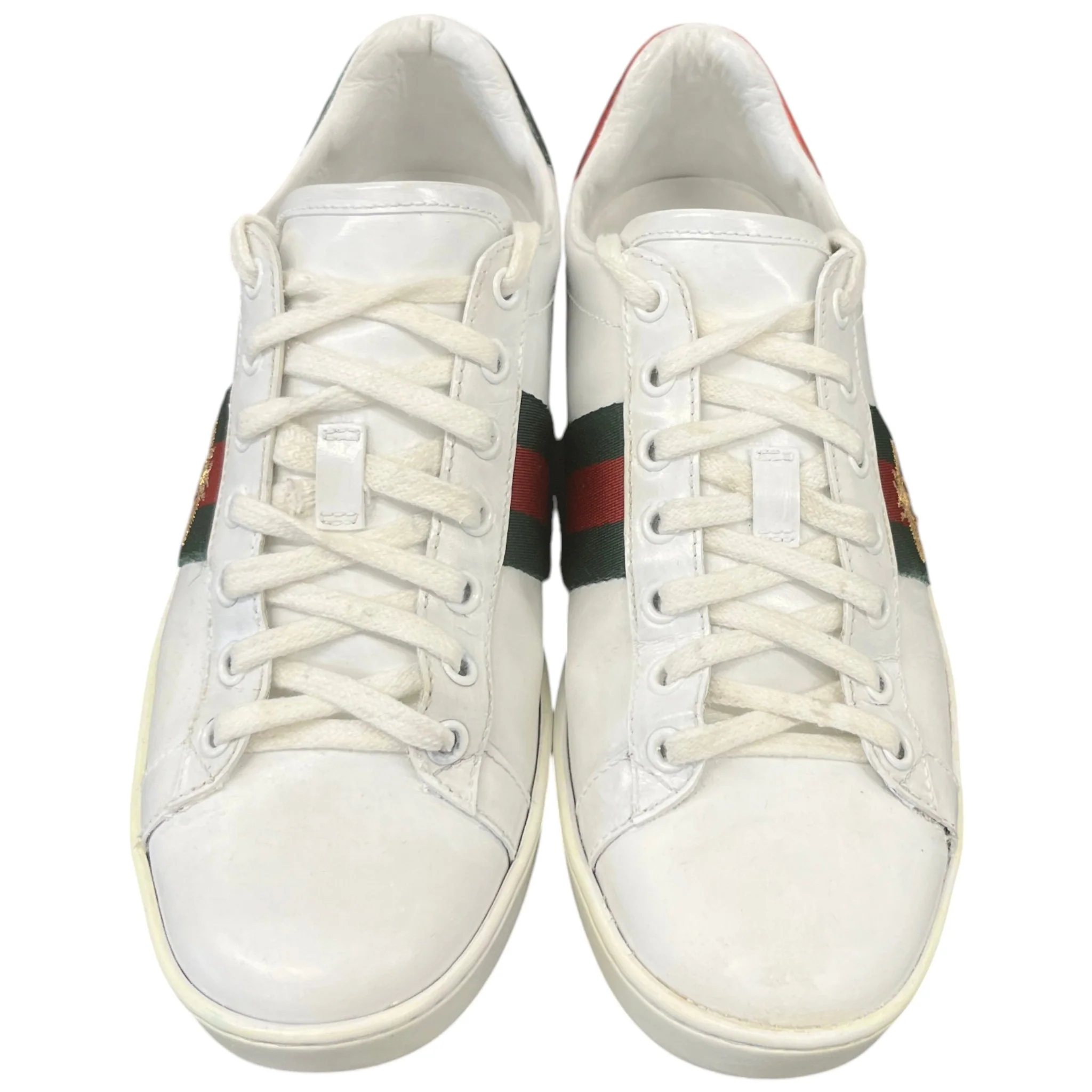 Women's Ace Embroidered Bee Low Trainers White Size EU 38 / UK 5 - Image 6