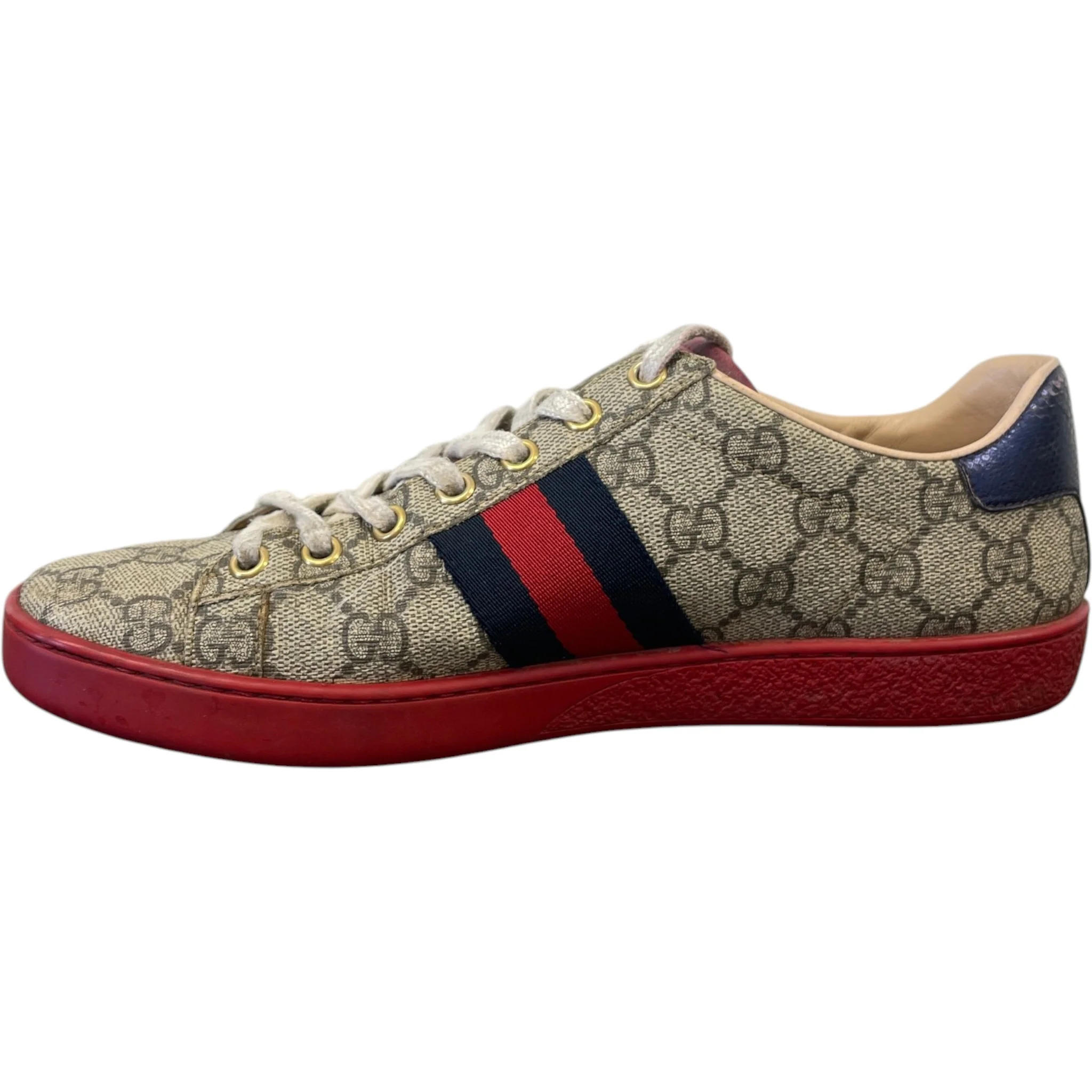 Women's Ace Low Trainers Beige Size EU 37.5 / UK 4.5 - Image 2