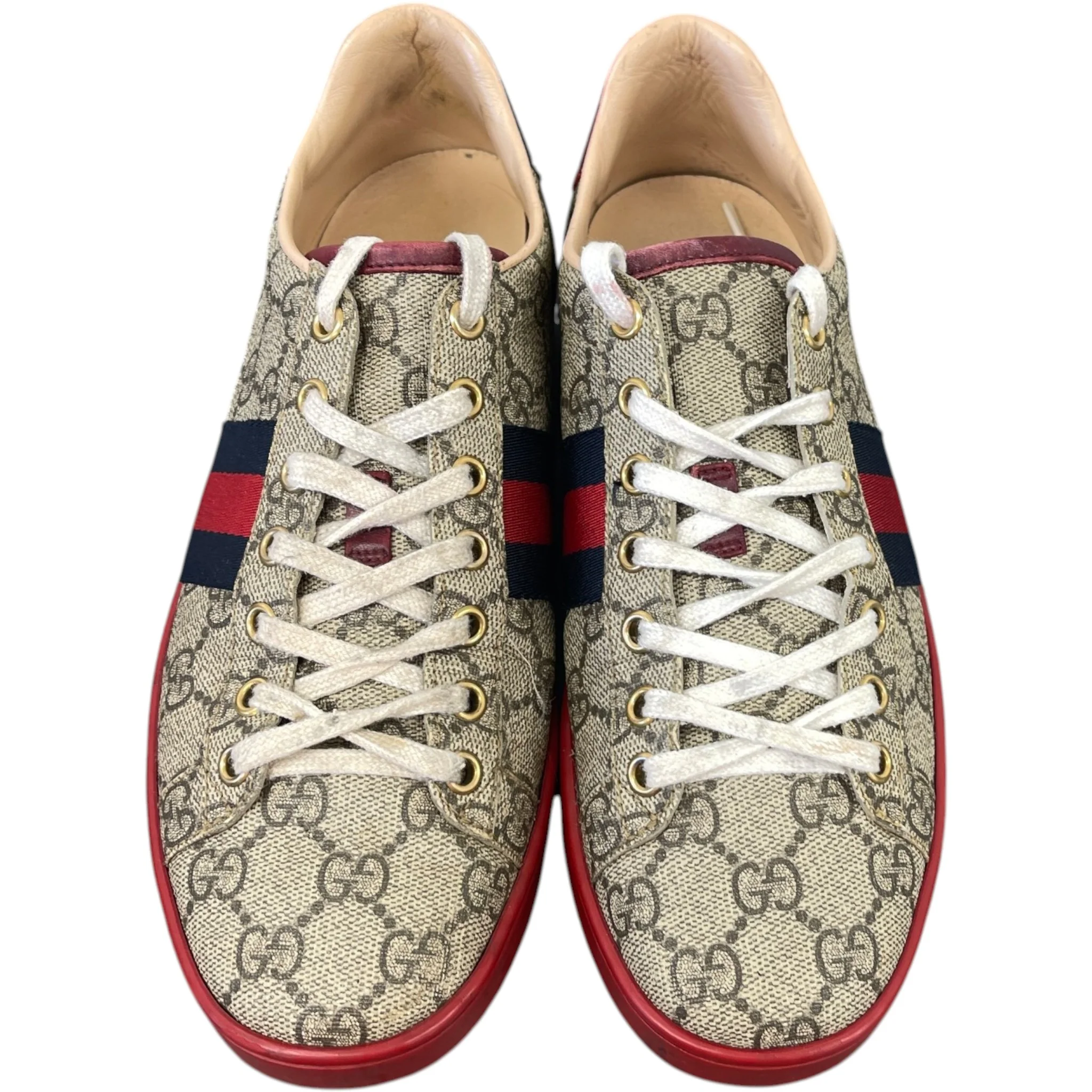 Women's Ace Low Trainers Beige Size EU 37.5 / UK 4.5 - Image 6