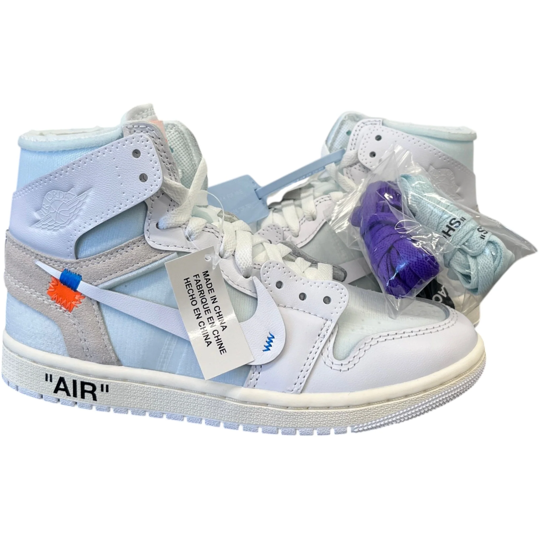 Women's Air Jordan 1 High Og X V.A.A. High Trainers White Size EU 37.5 / UK 4.5 - Image 3