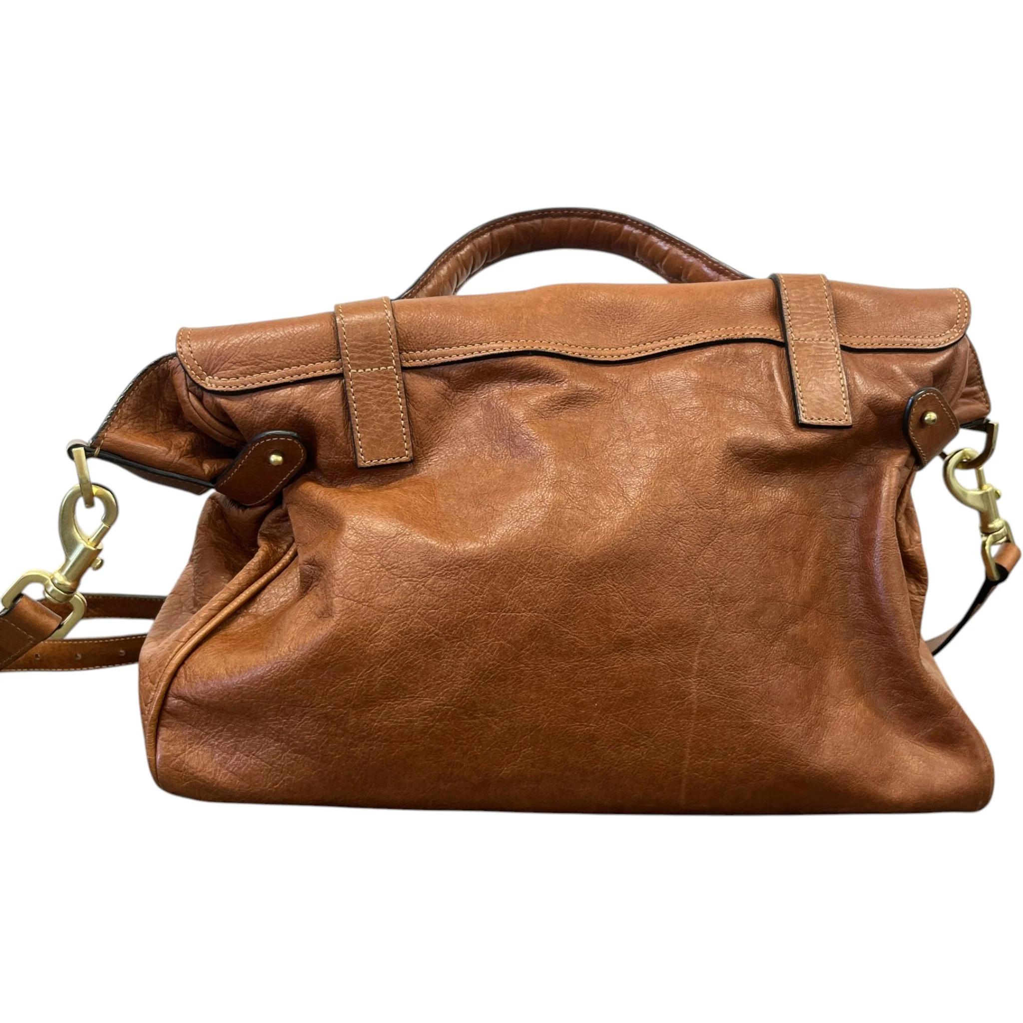 Women's Alexa Satchel Handbag Brown - Image 3