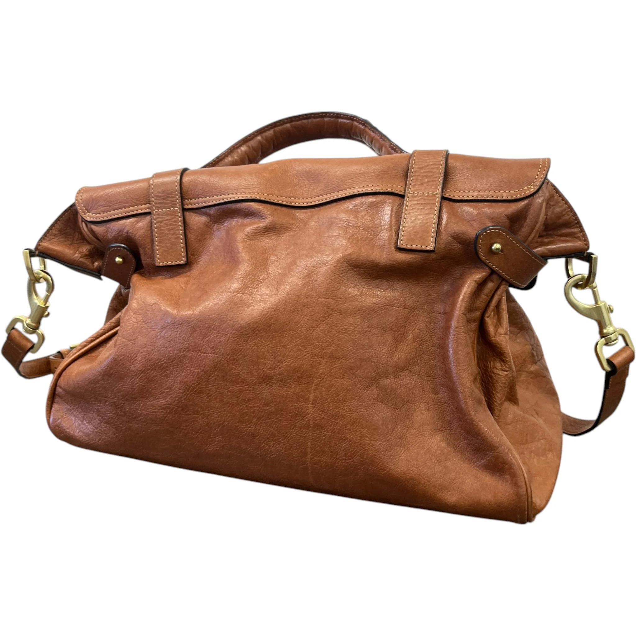 Women's Alexa Satchel Handbag Brown - Image 6