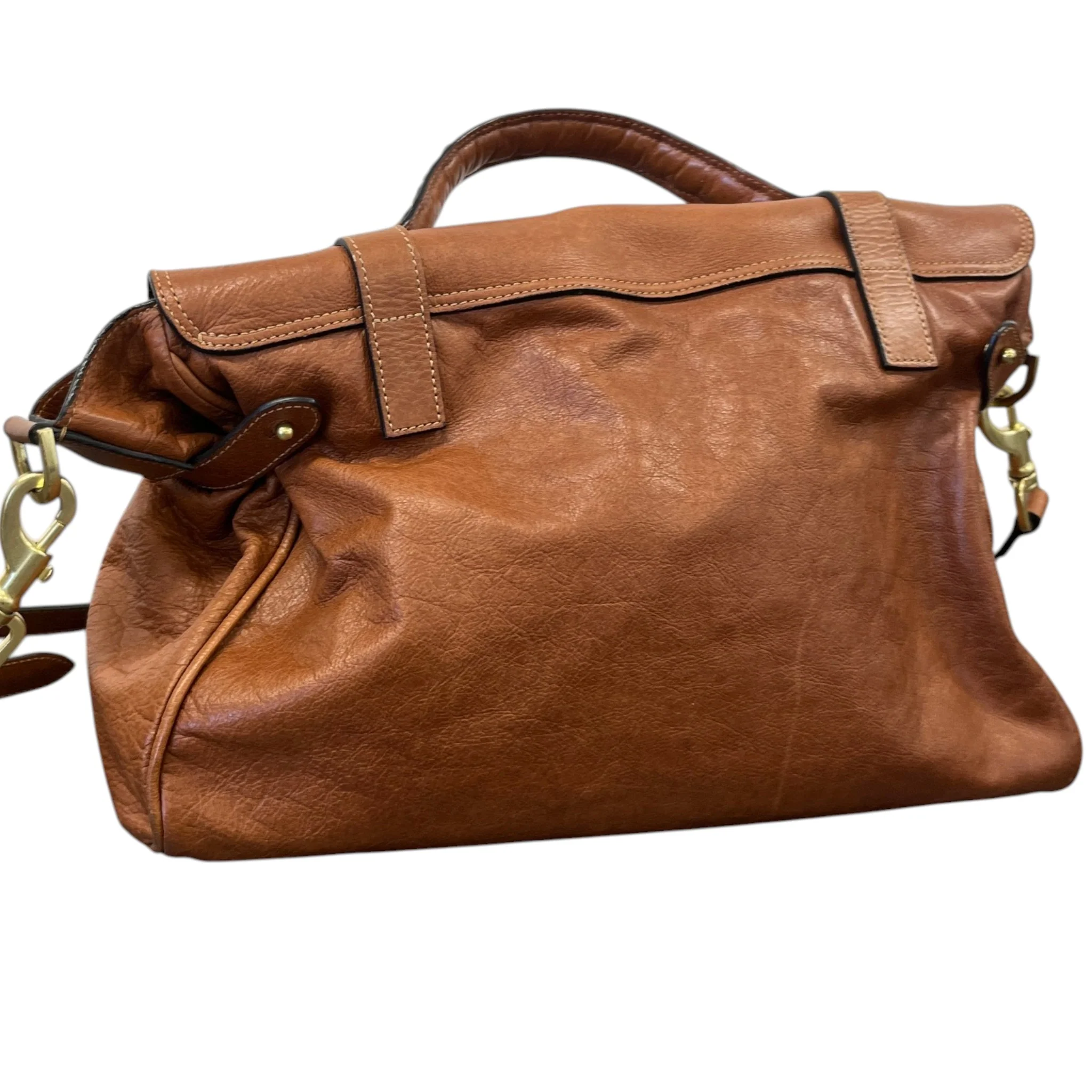 Women's Alexa Satchel Handbag Brown - Image 7