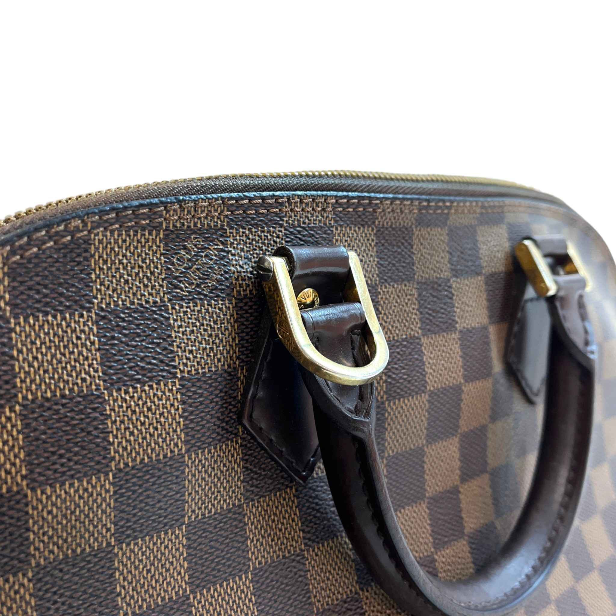Women's Alma Pm Damier Ebene Bag Brown - Image 13