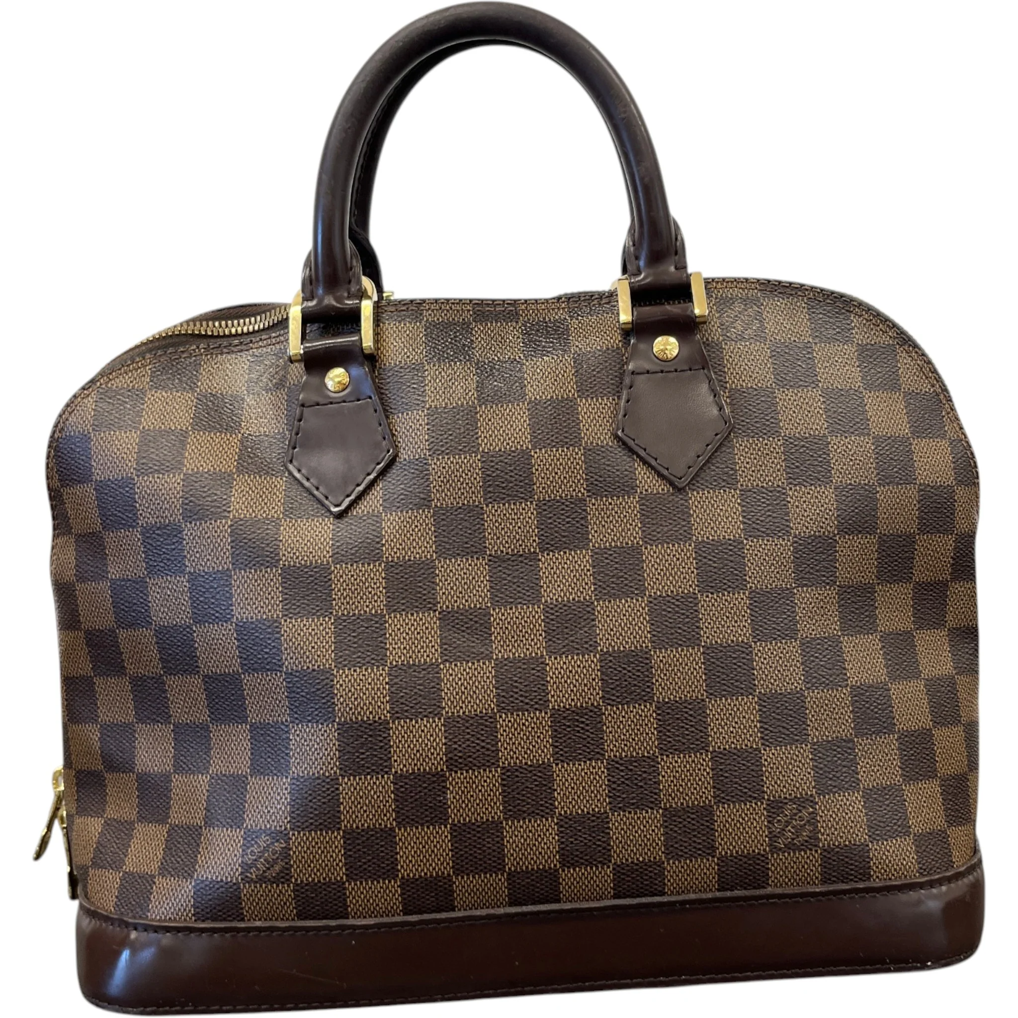 Women's Alma Pm Damier Ebene Bag Brown - Image 3