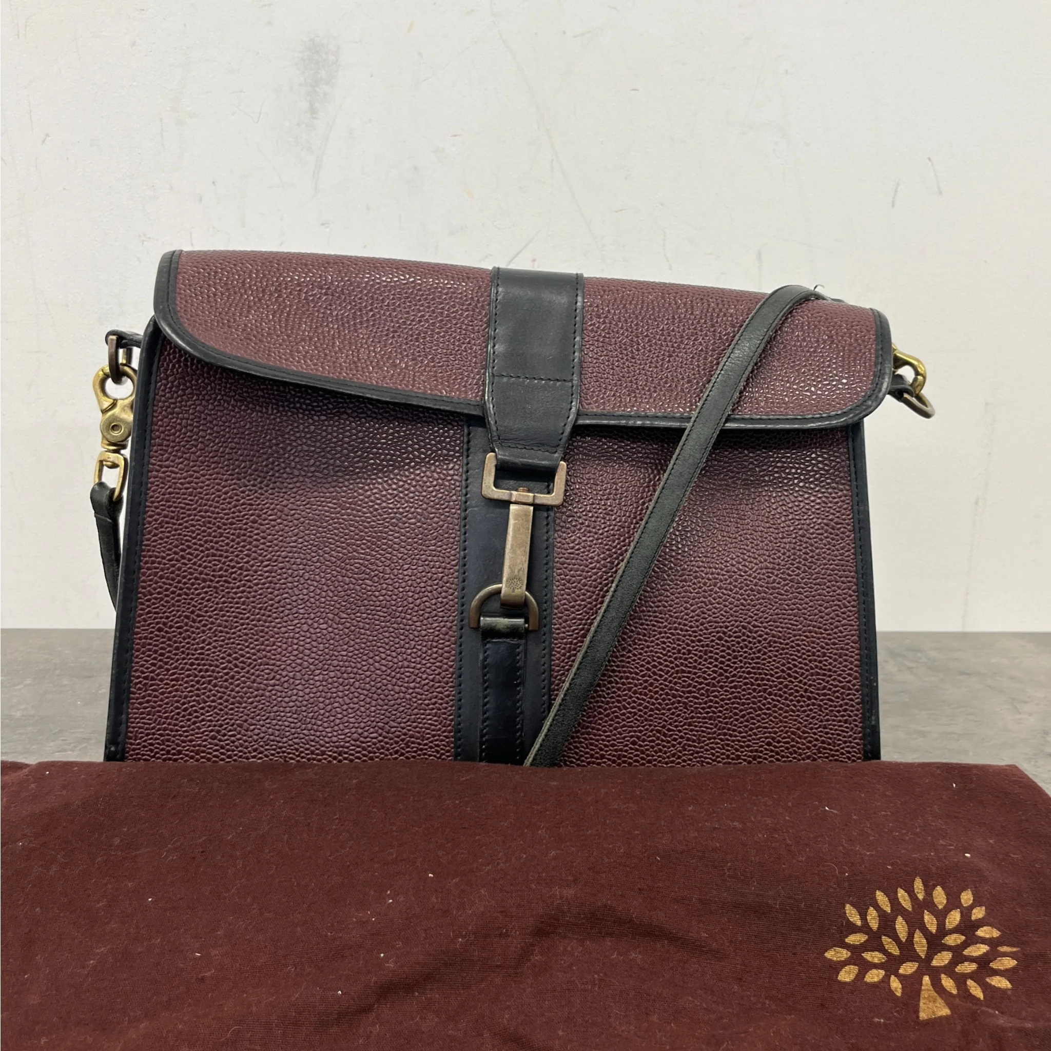 Women's Atlanta Bag Burgundy - Image 12