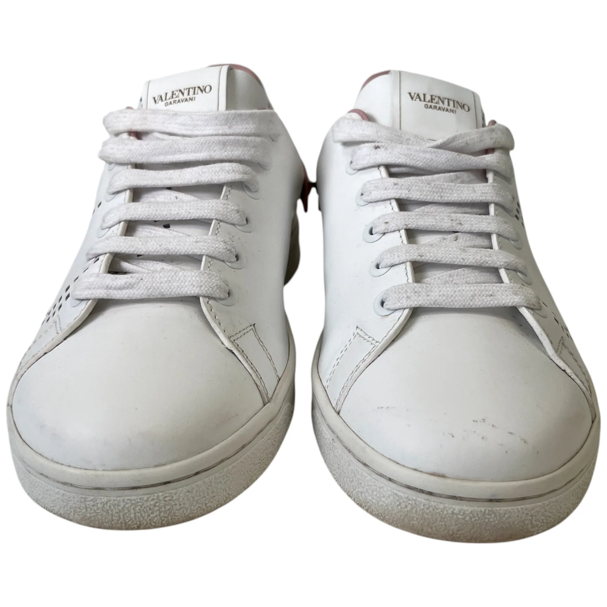 Women's Backer Perforated Low Trainers White Size EU 35.5 / UK 2.5 - Image 6