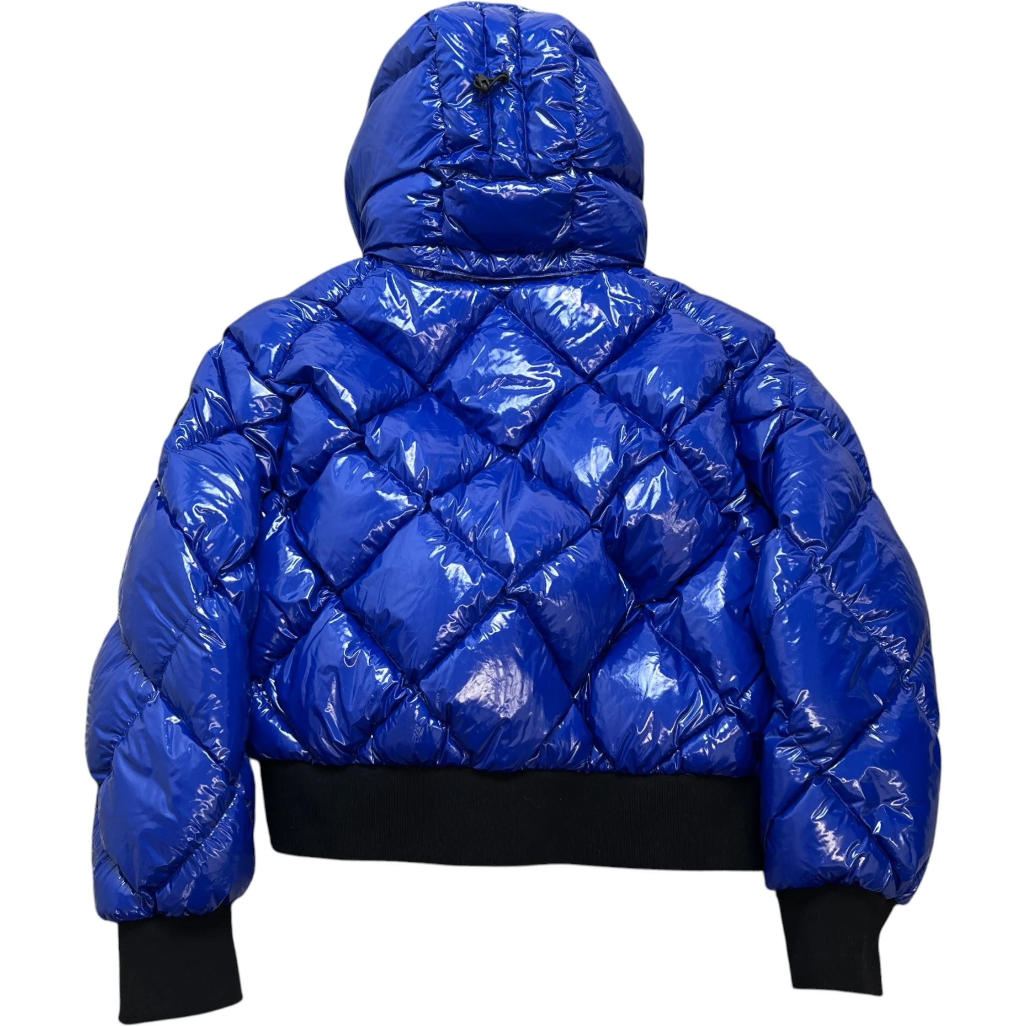 Women's Bankhead Bomber Down Jacket Blue Size L - Image 2