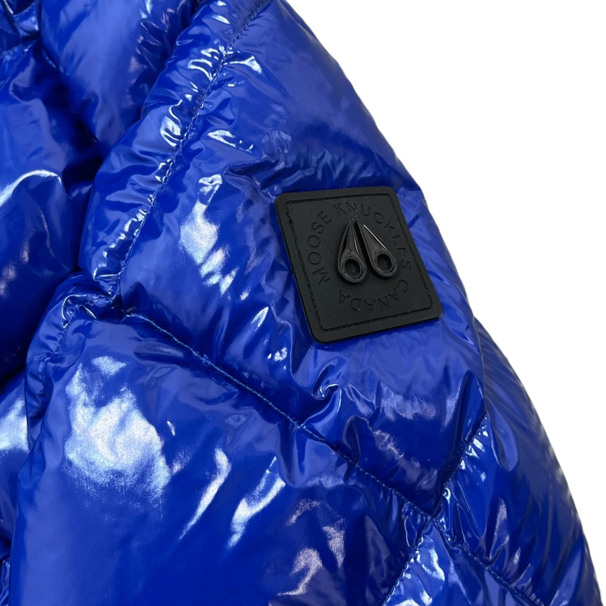 Women's Bankhead Bomber Down Jacket Blue Size L - Image 5