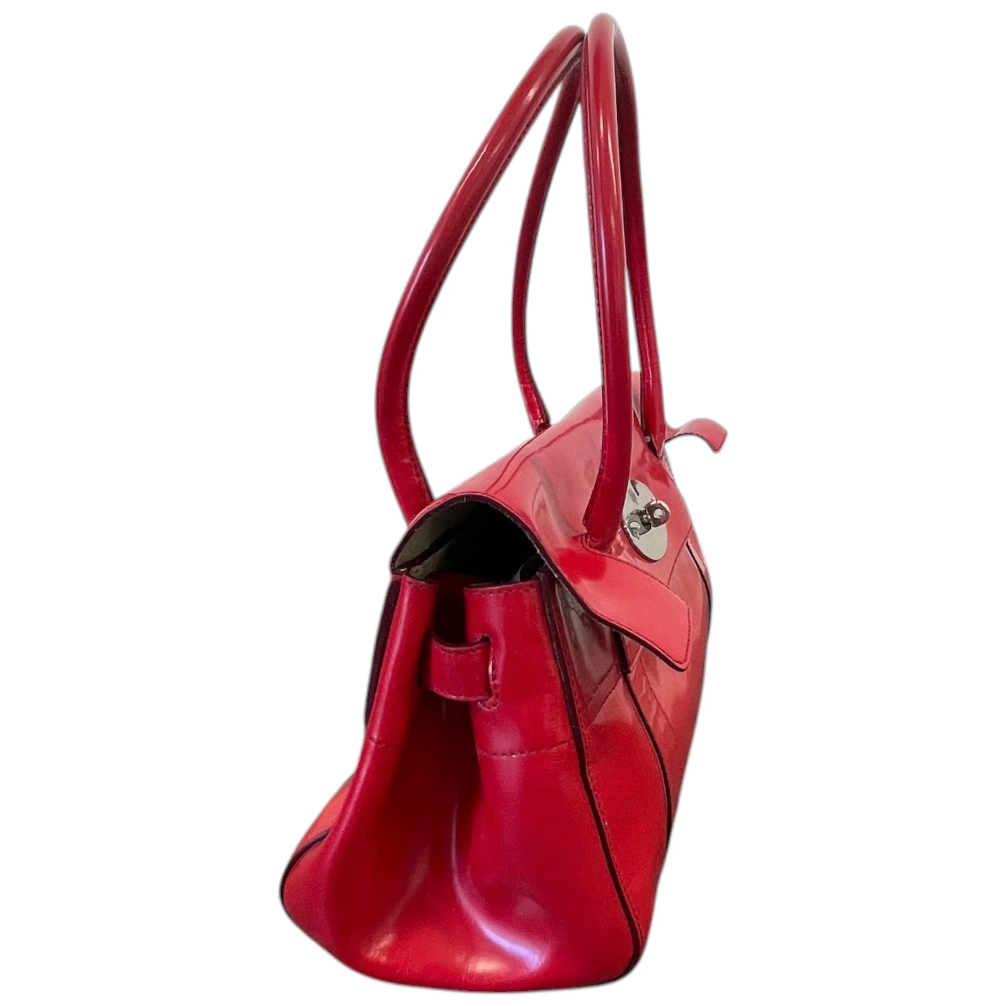 Women's Bayswater Bag Red - Image 7