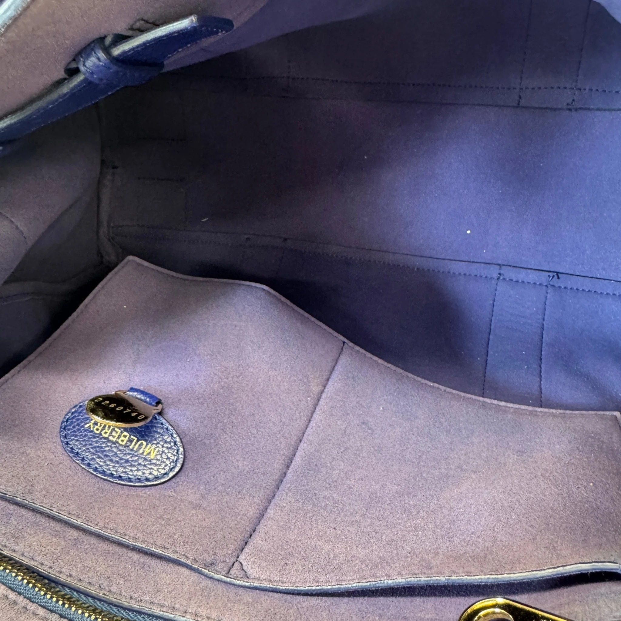 Women's Bayswater Handbag Blue - Image 9