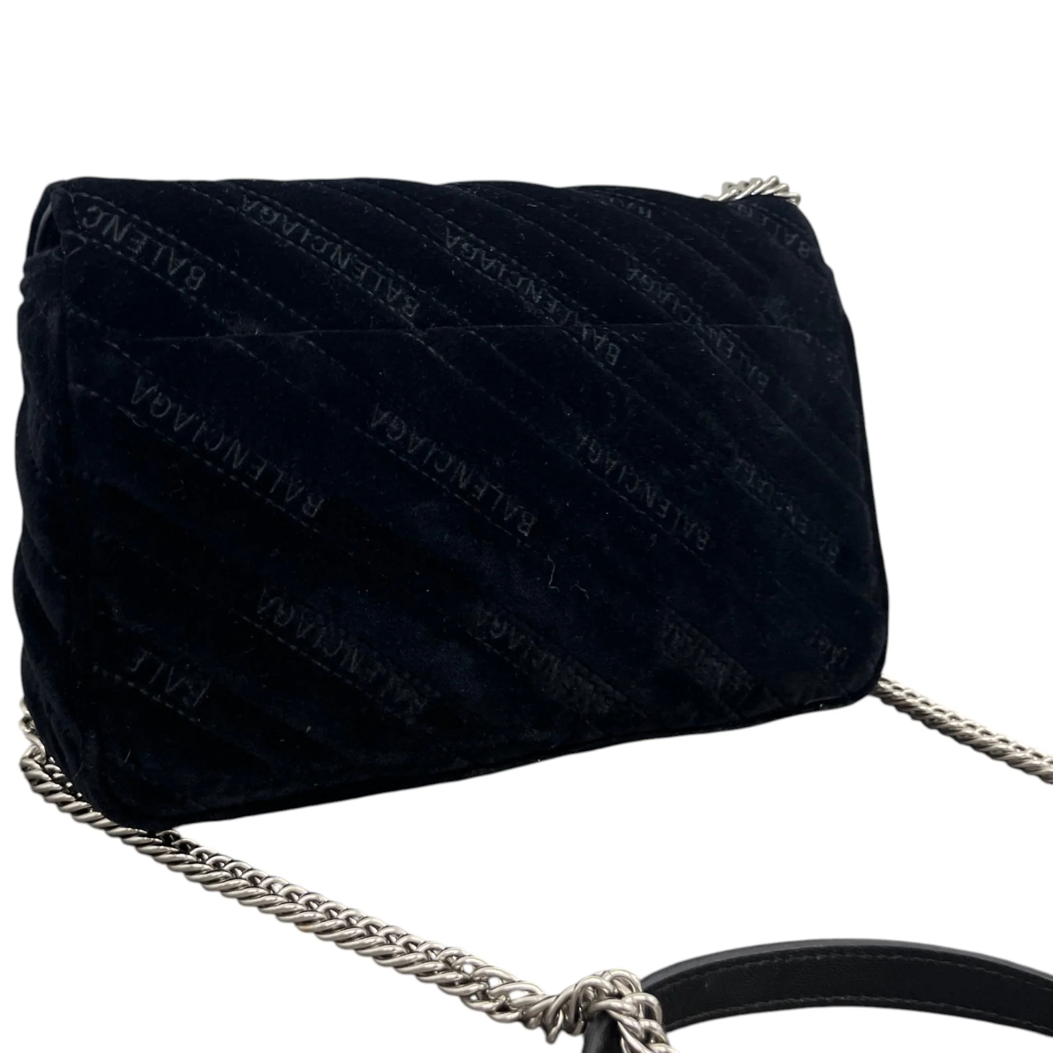 Women's Bb Chain Quilted Bag Black - Image 8