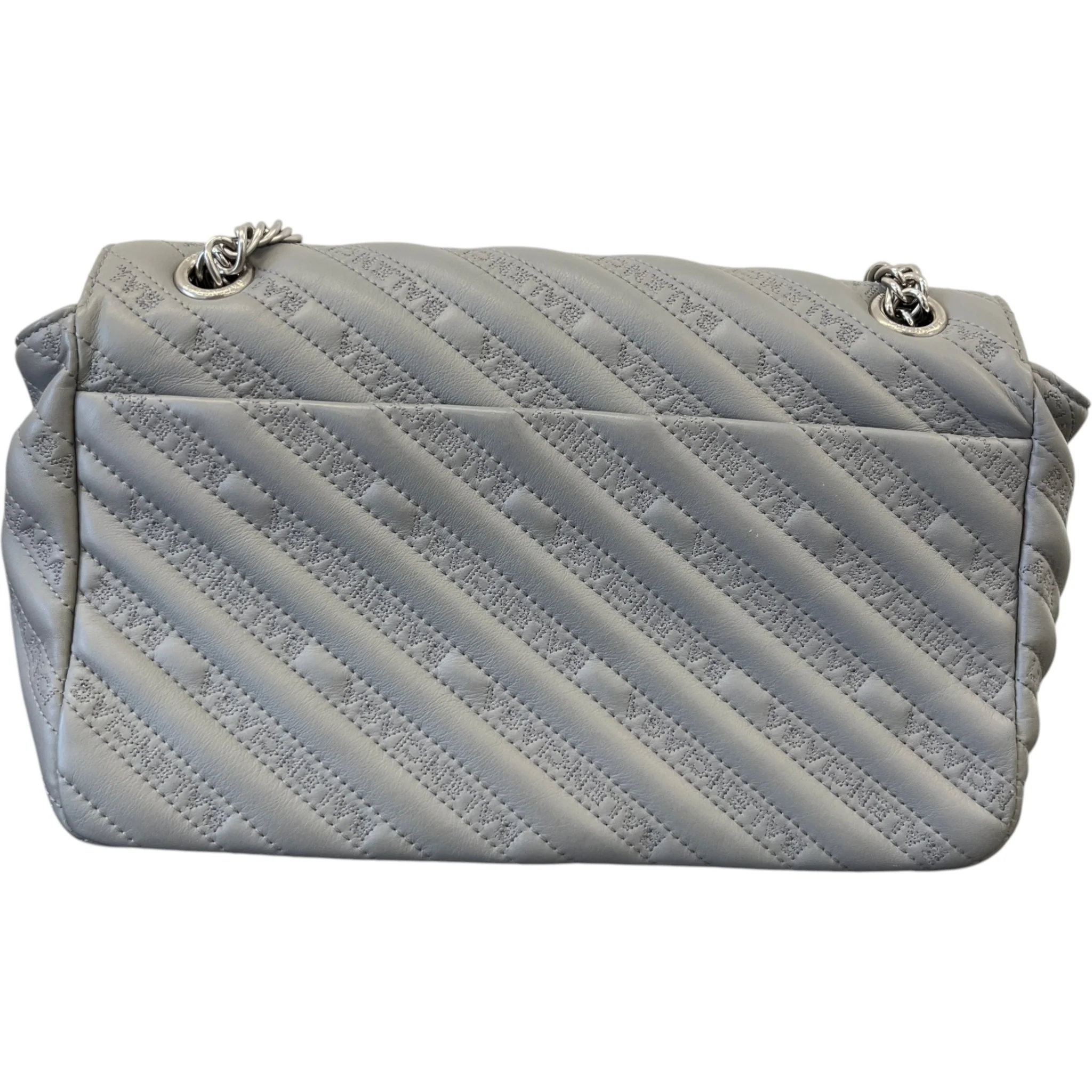 Women's Bb Quilted Embossed Bag Grey - Image 3