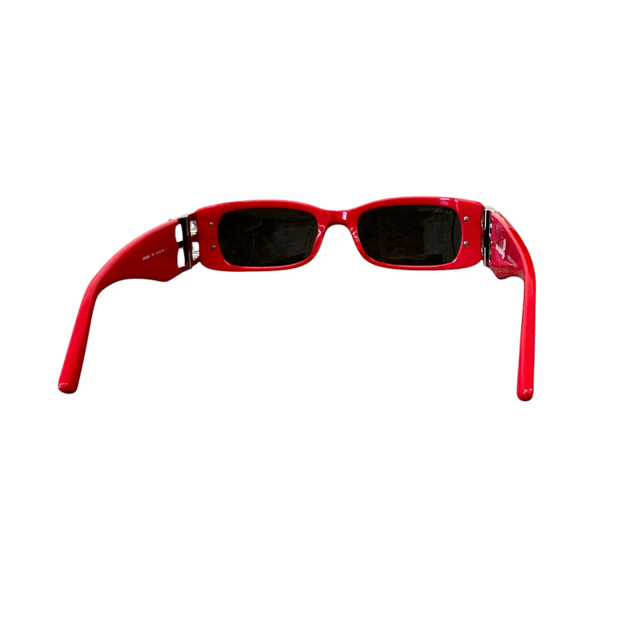 Women's Bb0096S Rectangle Sunglasses Red - Image 4