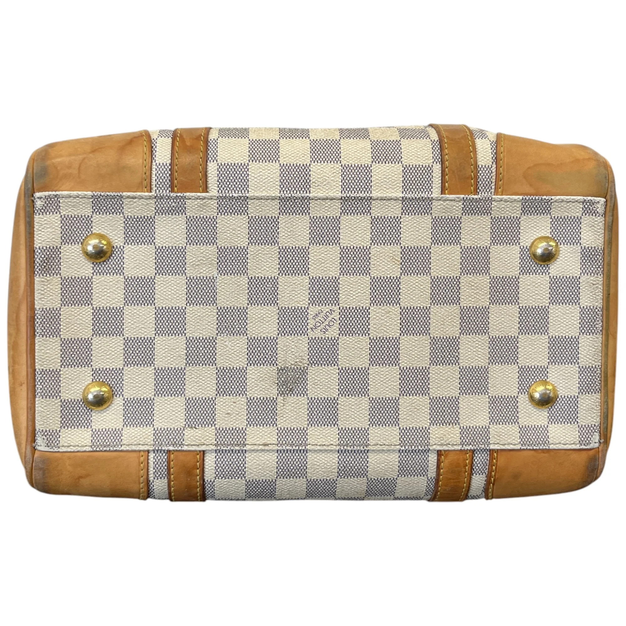 Women's Berkeley Damier Azur Bag Beige - Image 10