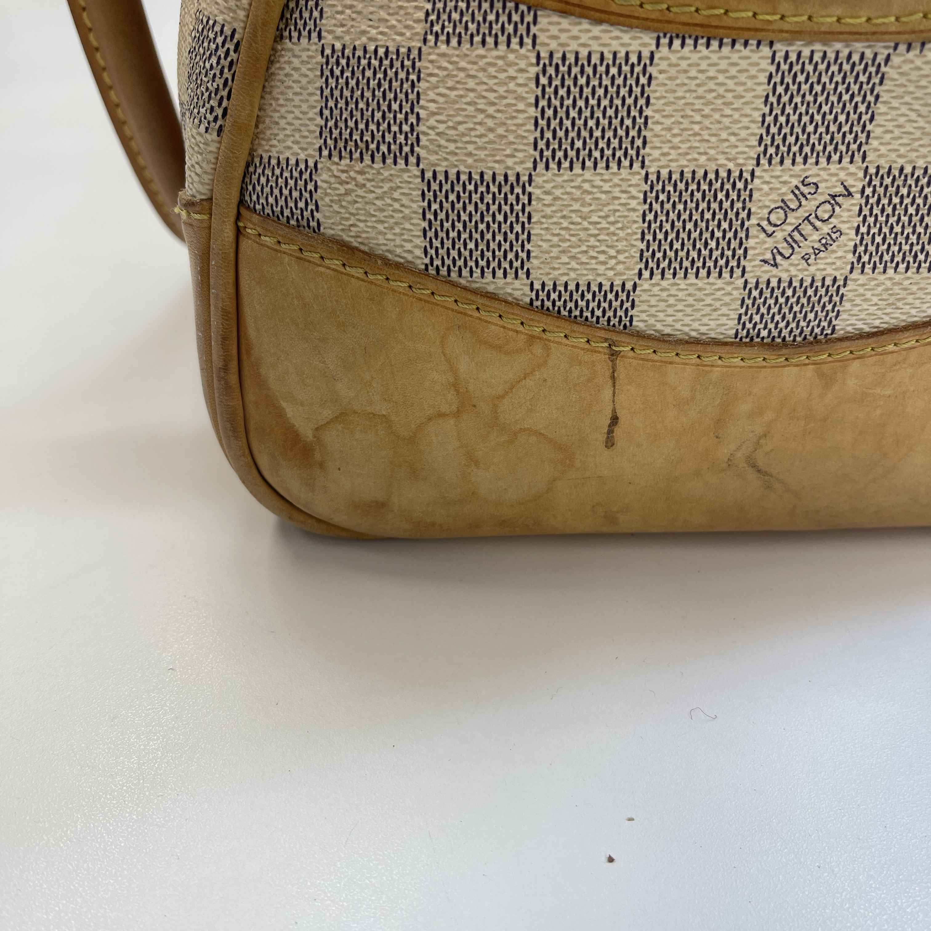 Women's Berkeley Damier Azur Bag Beige - Image 13