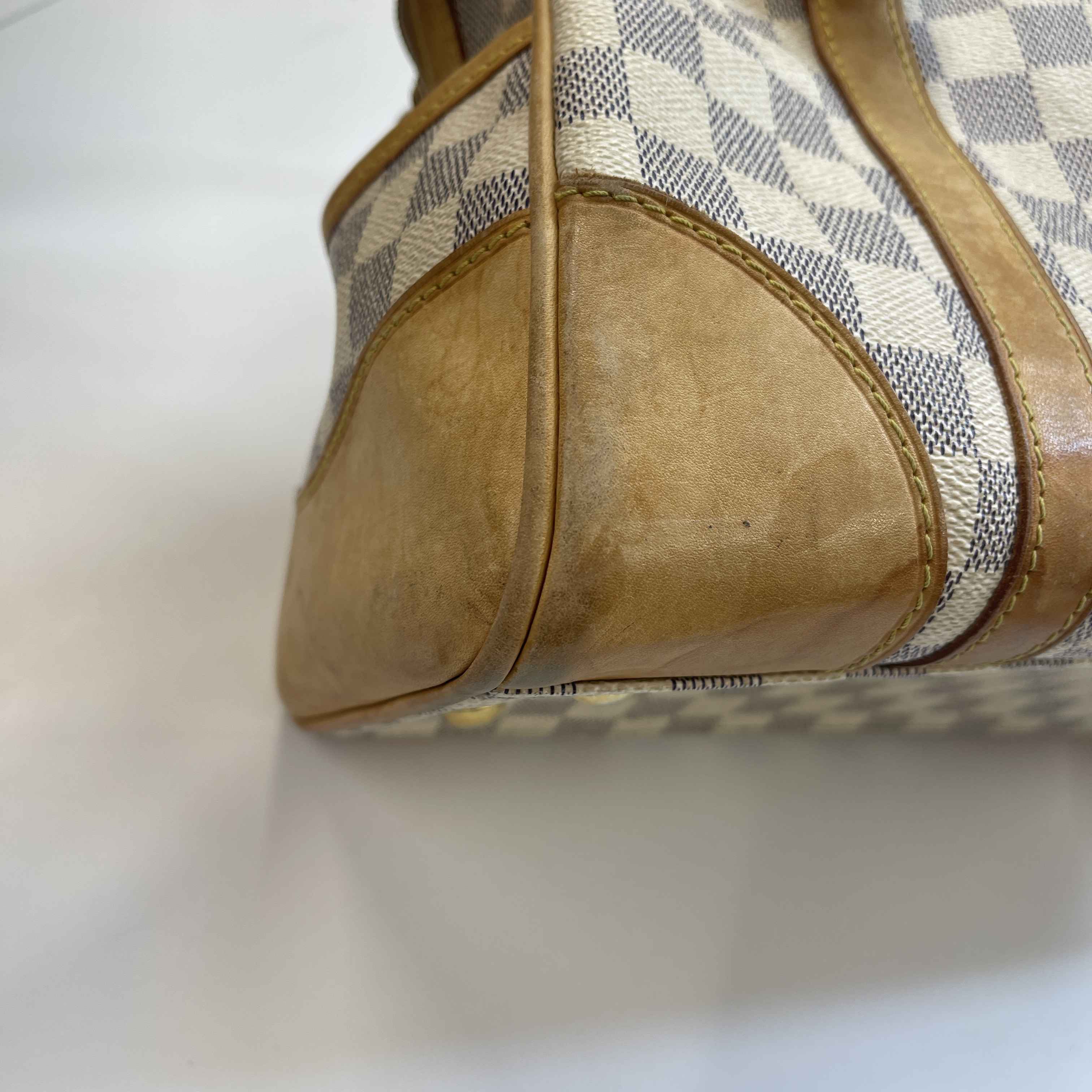 Women's Berkeley Damier Azur Bag Beige - Image 14