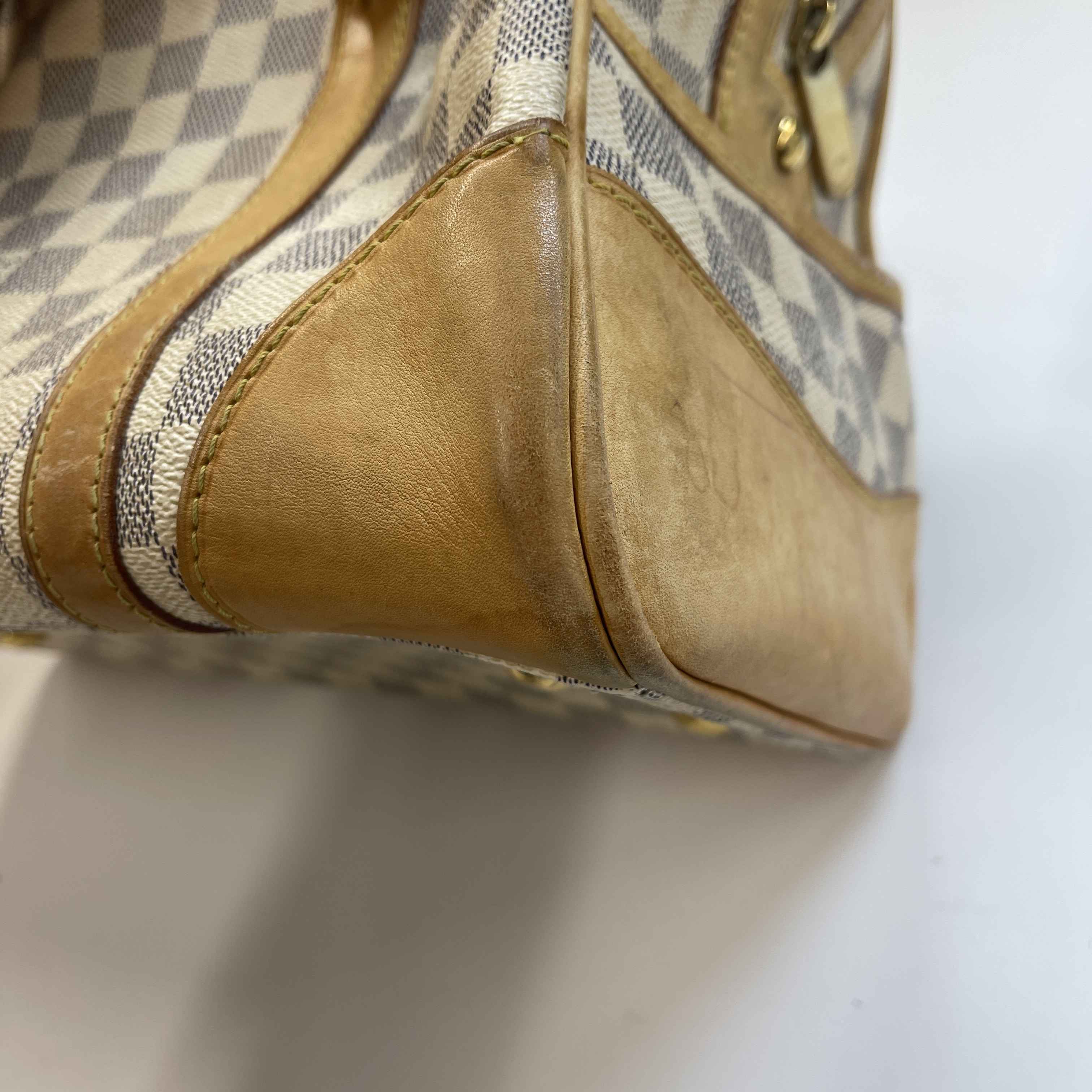 Women's Berkeley Damier Azur Bag Beige - Image 15