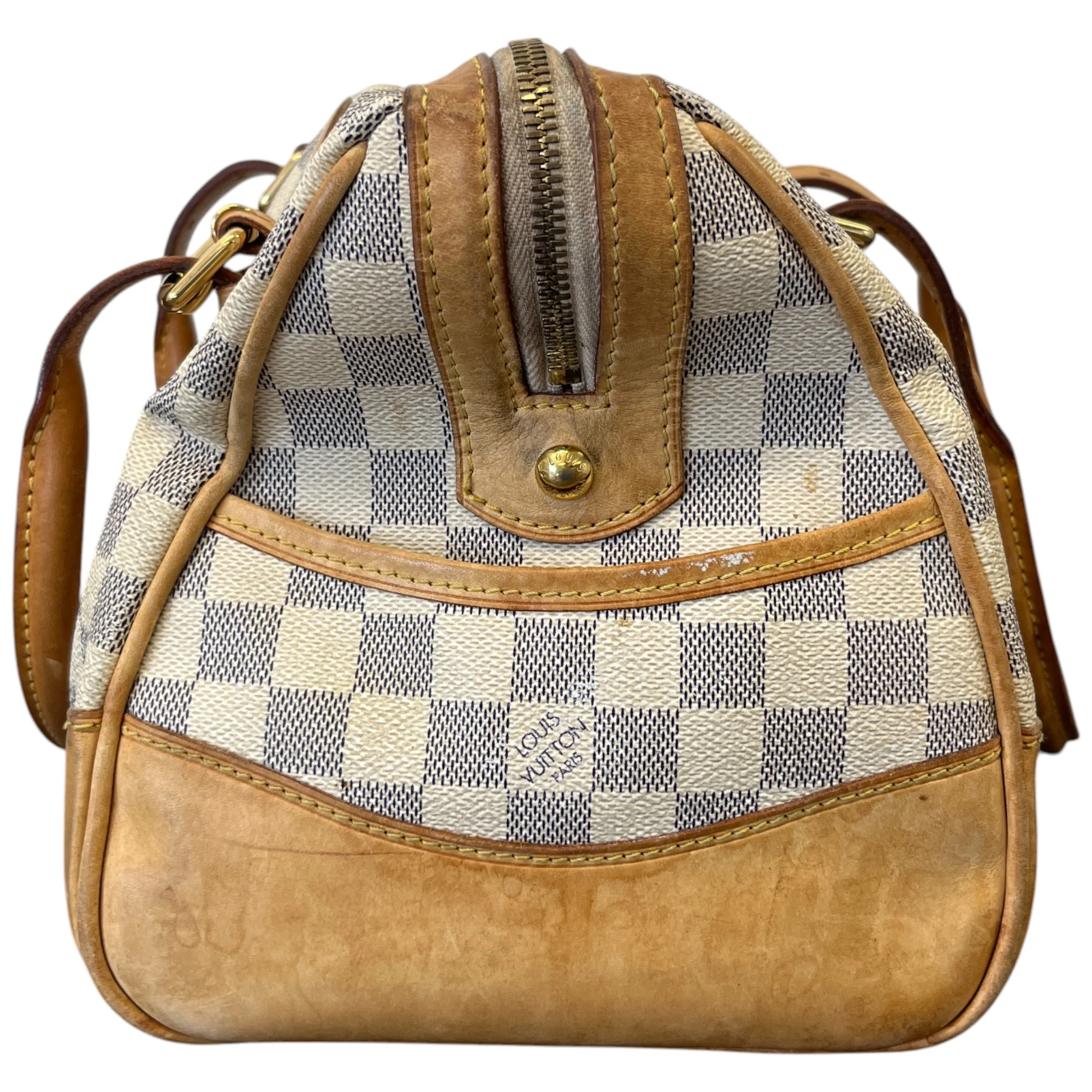 Women's Berkeley Damier Azur Bag Beige - Image 6