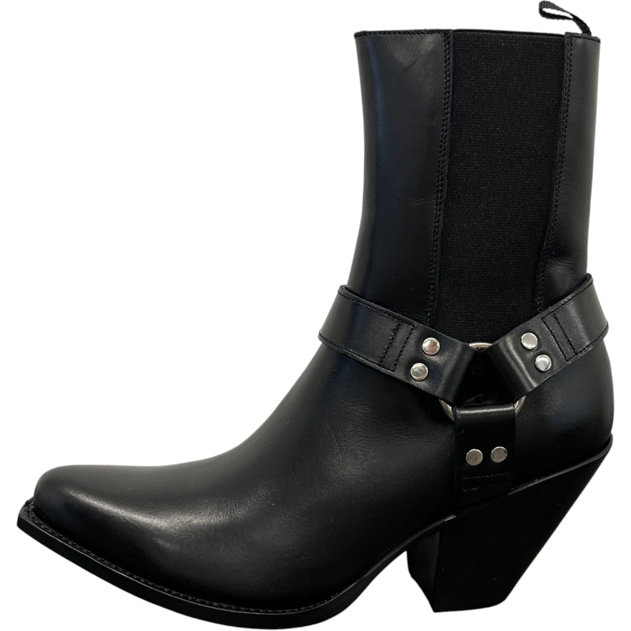 Women's Berlin Calfskin Boots Black Size EU 35 / UK 2 - Image 5