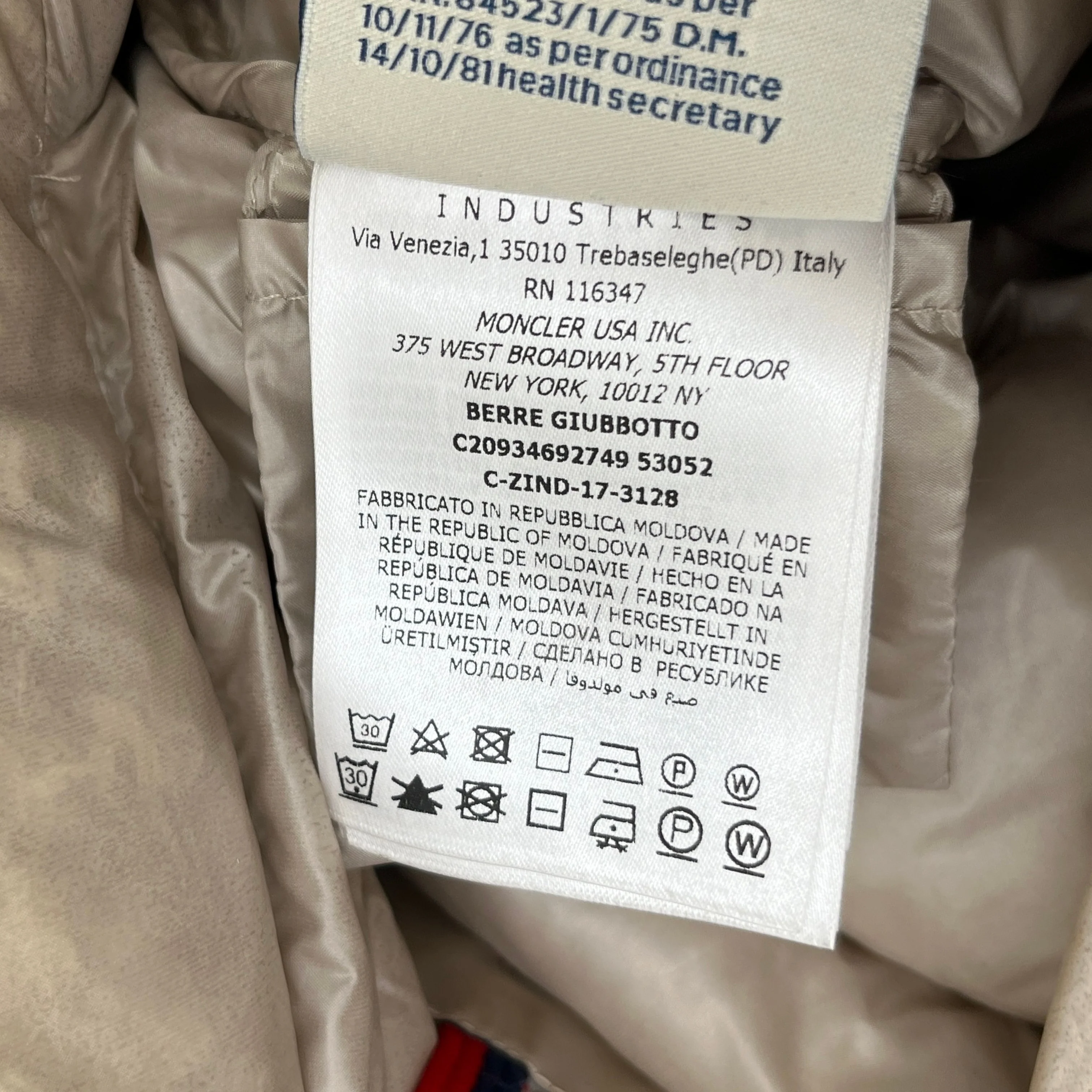 Women's Berre Down Jacket Beige Size 0 / UK 4 - Image 9