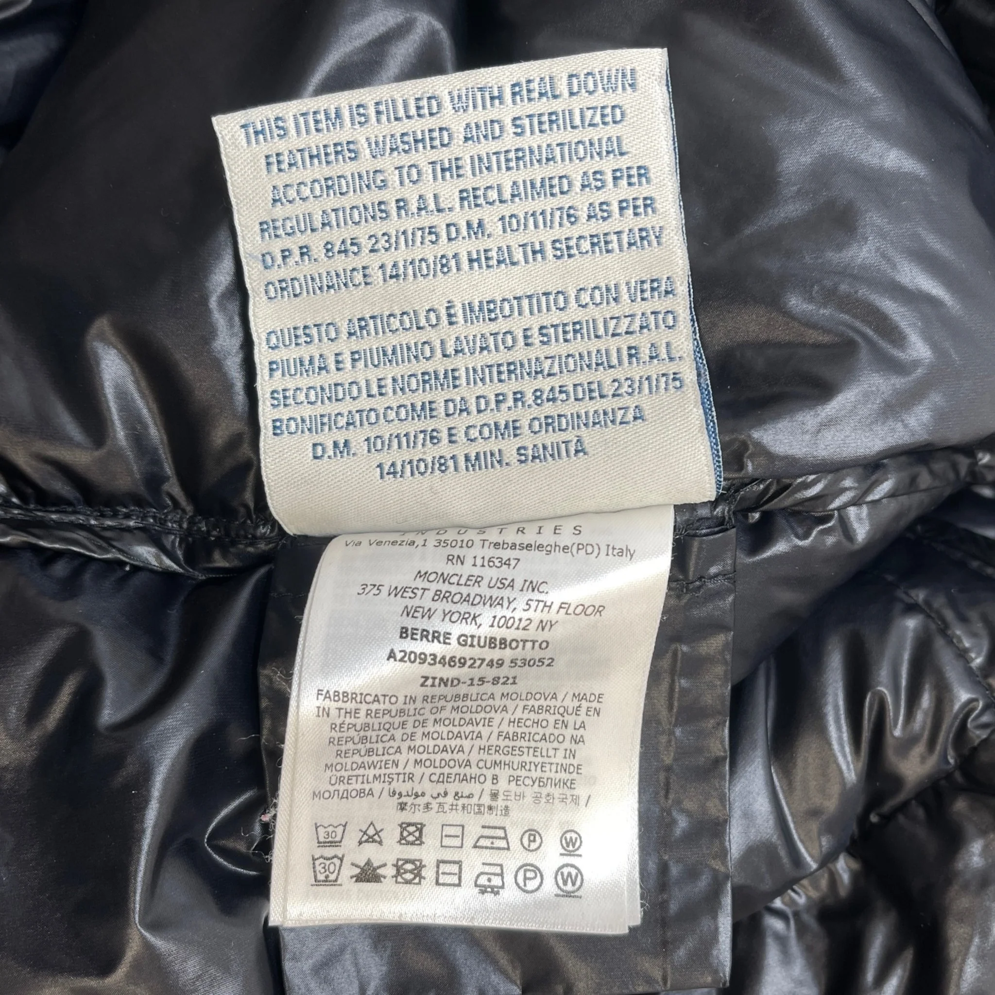 Women's Berre Down Jacket Black Size 0 / UK 8 - Image 9