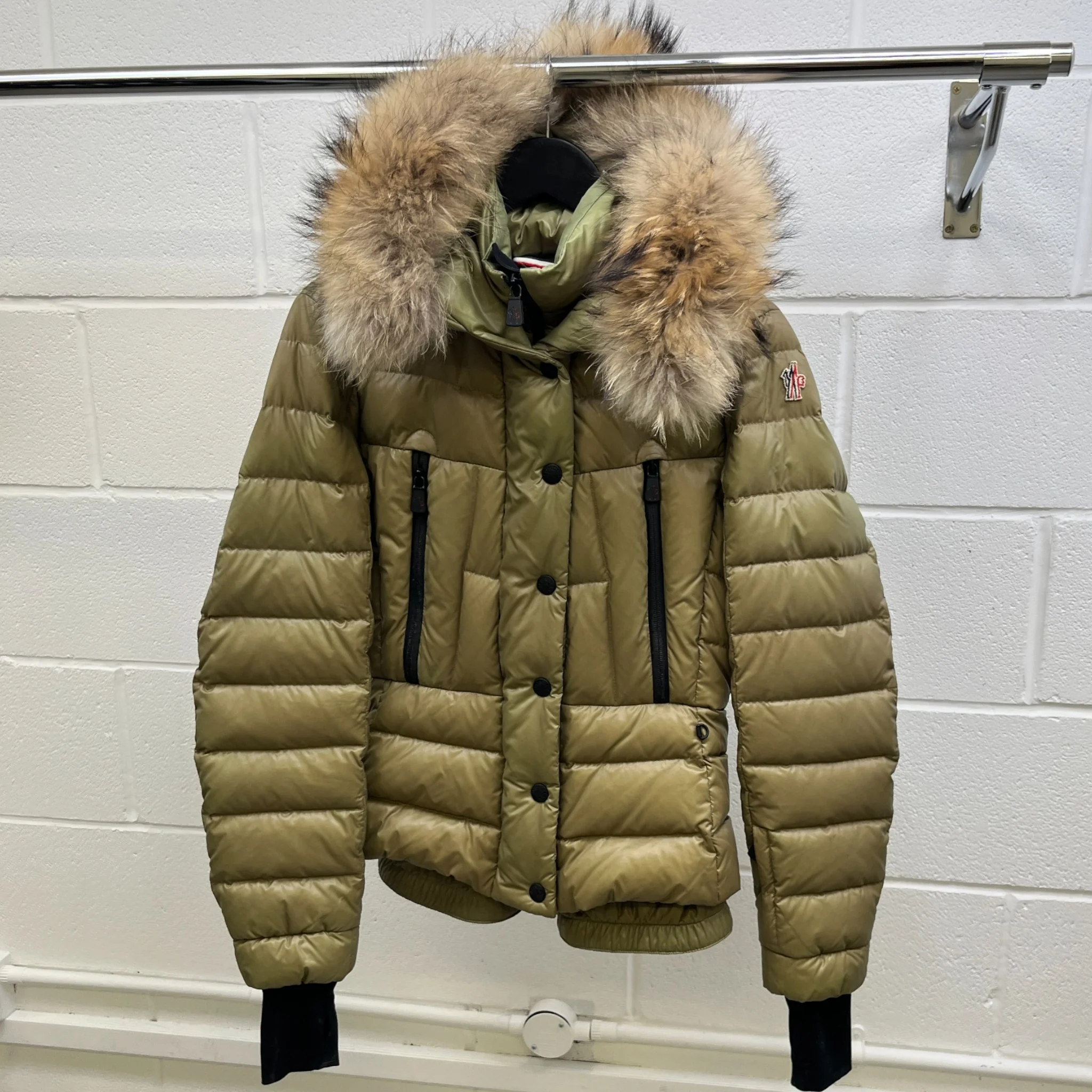 Women's Bever Down Jacket Gold Size 3 / UK 14 - Image 9