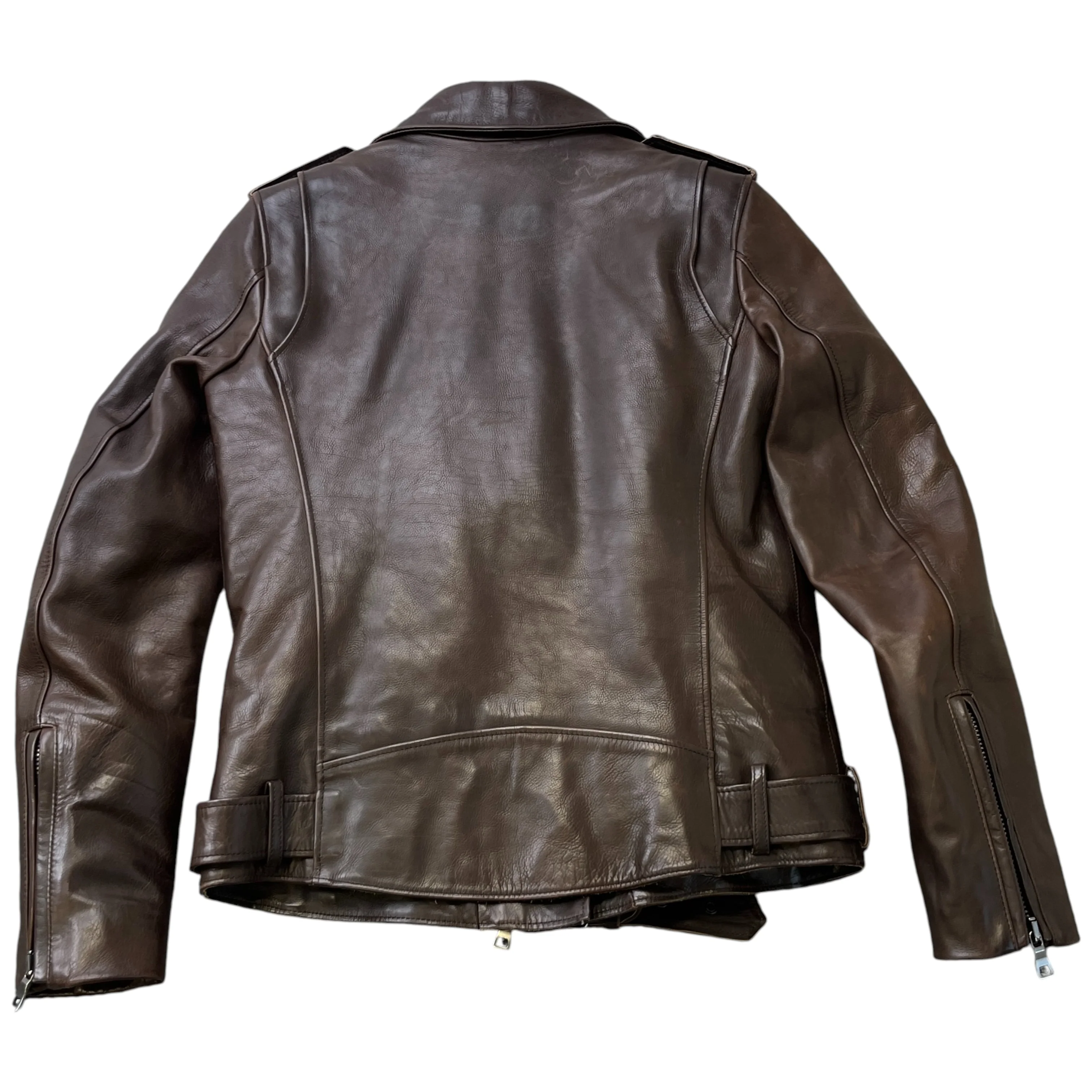 Women's Biker Sheering Lining Jacket Brown Size IT 38 / UK 6 - Image 2