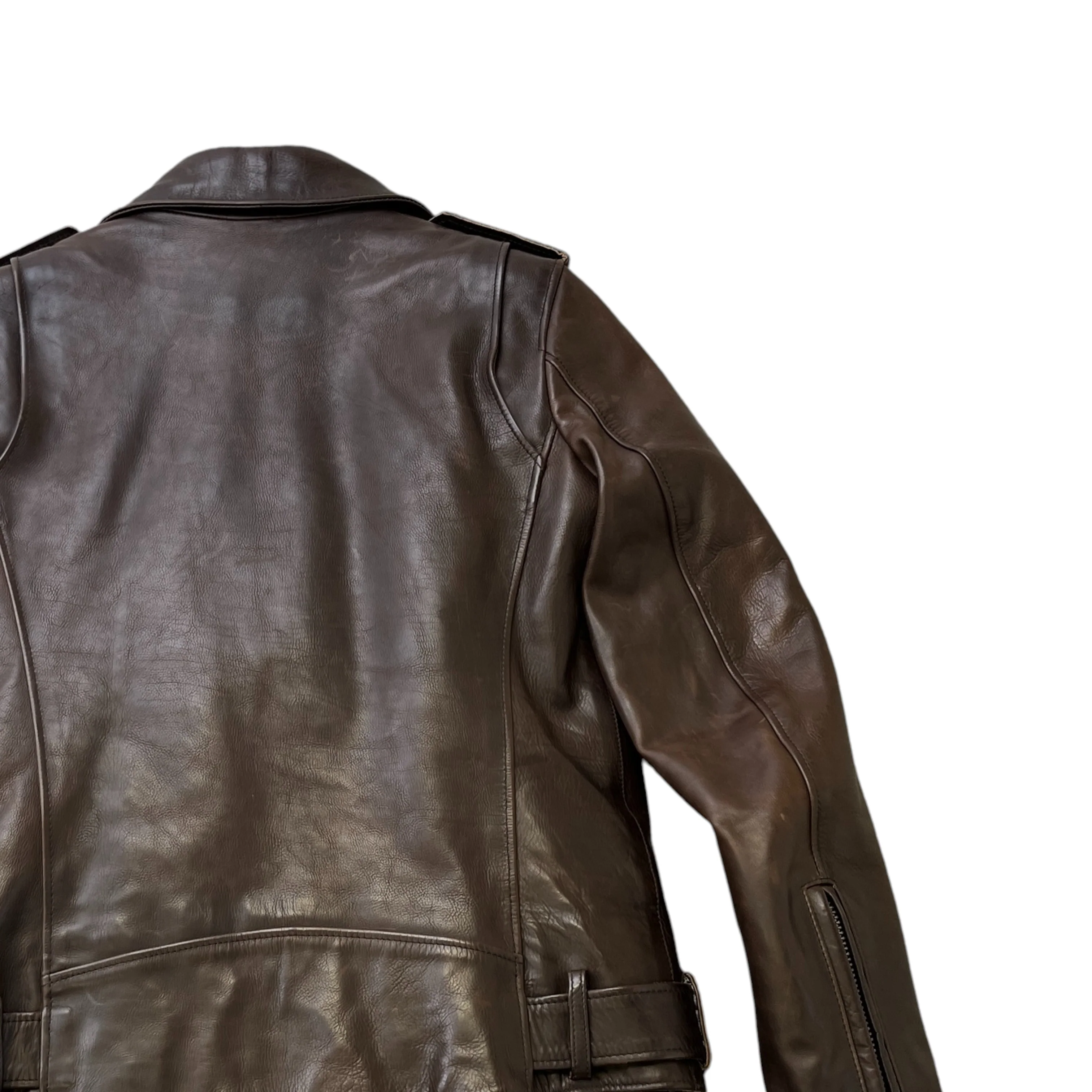 Women's Biker Sheering Lining Jacket Brown Size IT 38 / UK 6 - Image 4