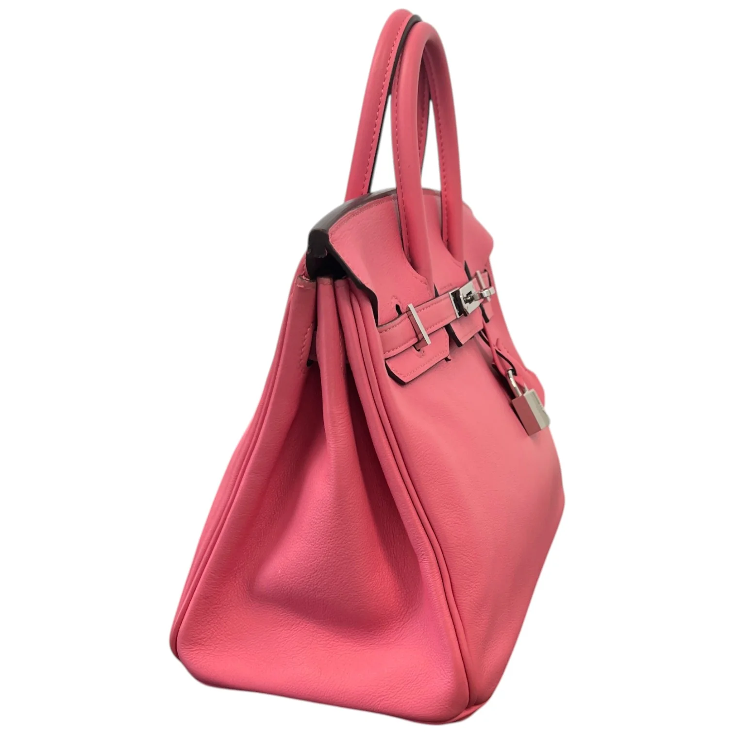 Women's Birkin 25 Rose Azalee Swift Palladium Hardware Bag Pink - Image 12