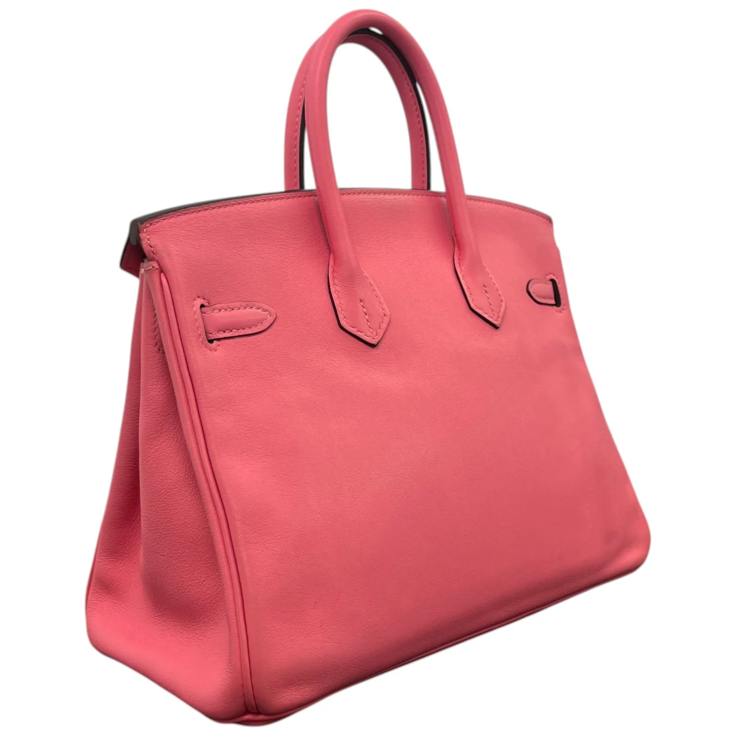 Women's Birkin 25 Rose Azalee Swift Palladium Hardware Bag Pink - Image 18