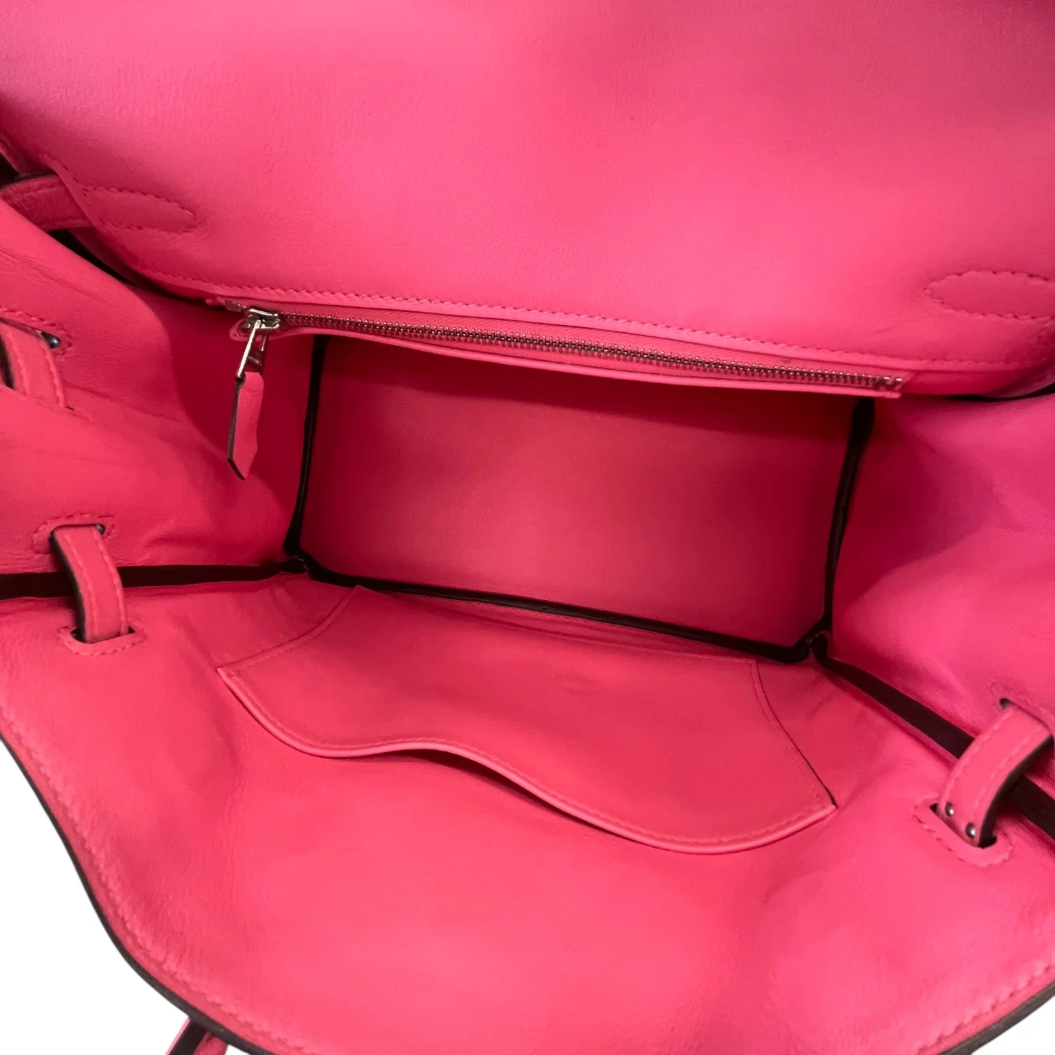 Women's Birkin 25 Rose Azalee Swift Palladium Hardware Bag Pink - Image 22