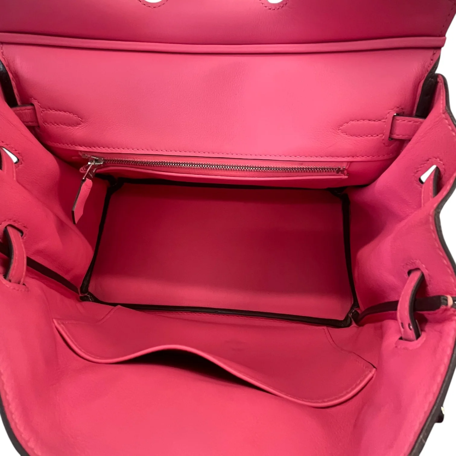 Women's Birkin 25 Rose Azalee Swift Palladium Hardware Bag Pink - Image 24