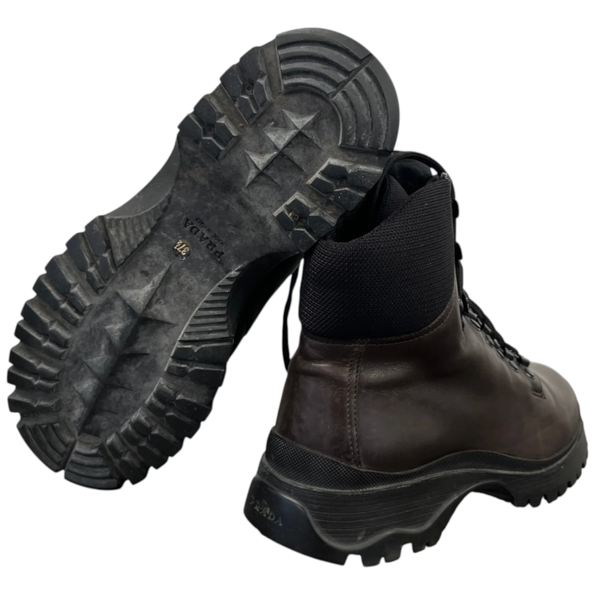 Women's Bixxen Combat Boots Brown Size EU 37.5 / UK 4.5 - Image 10