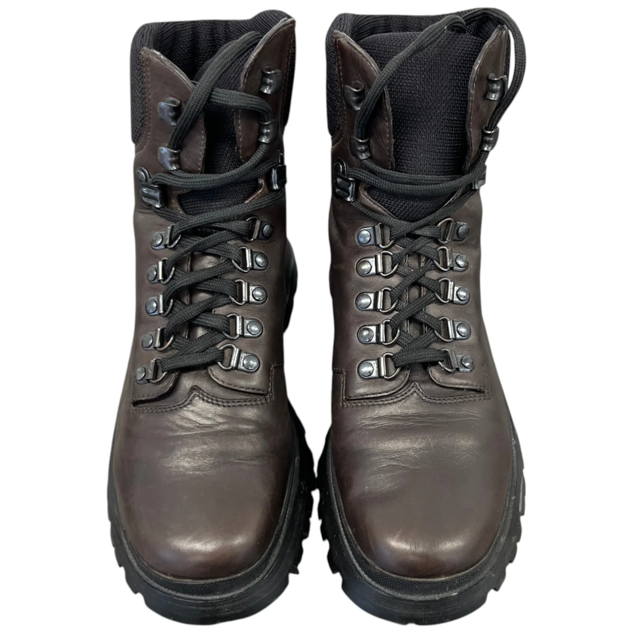 Women's Bixxen Combat Boots Brown Size EU 37.5 / UK 4.5 - Image 6
