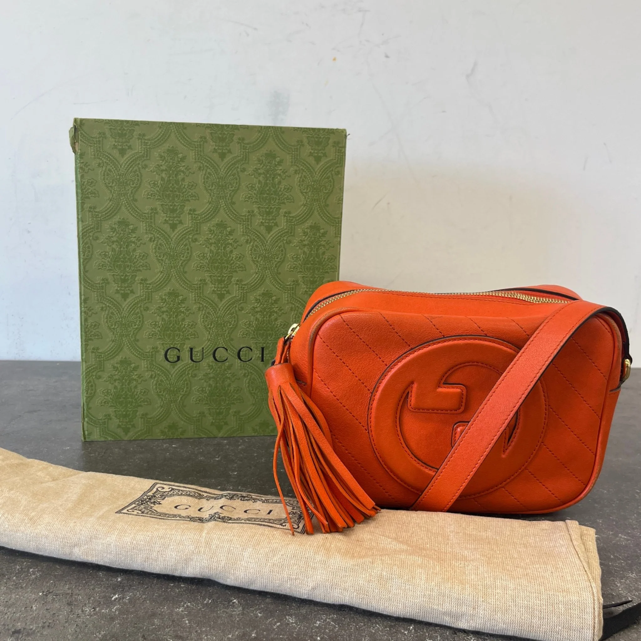 Women's Blondie Soho Cross Body Bag Orange - Image 12