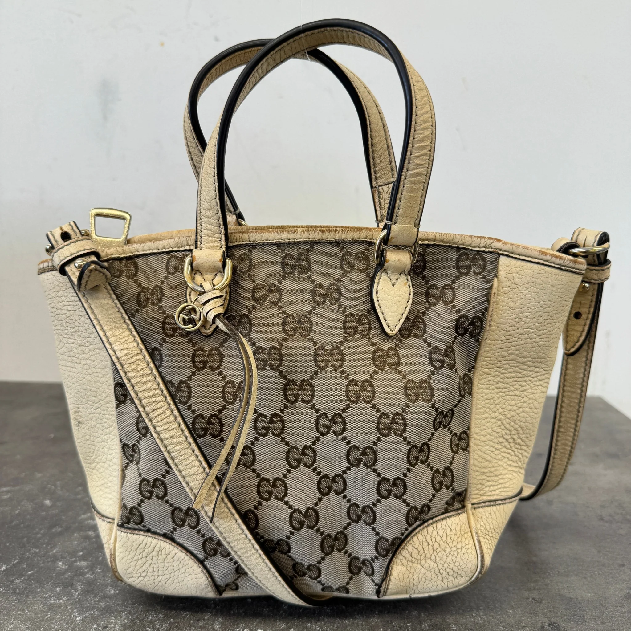 Women's Bree Gg Supreme Handbag Cream - Image 15