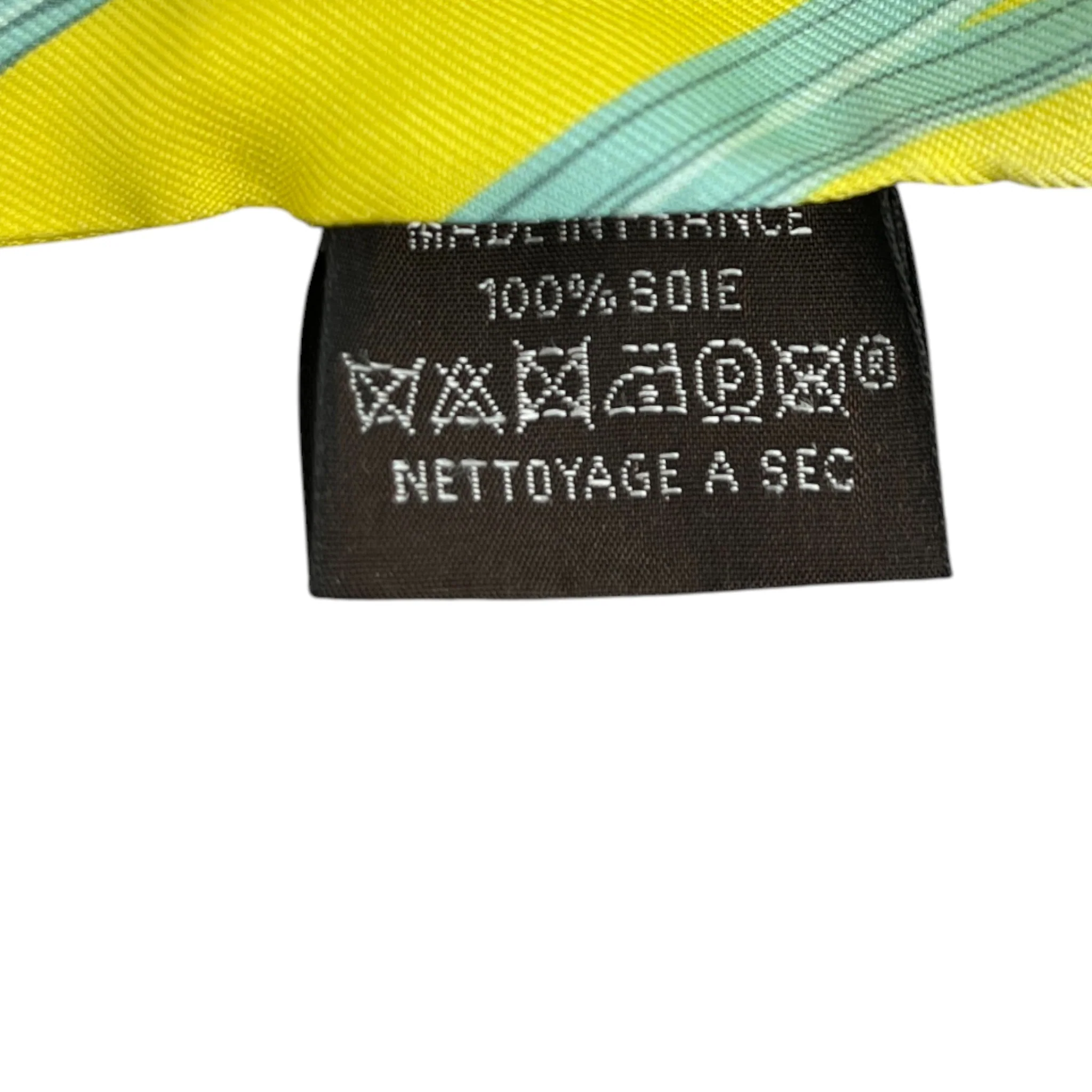 Women's Brides De Gala Twilly Scarf Yellow - Image 4