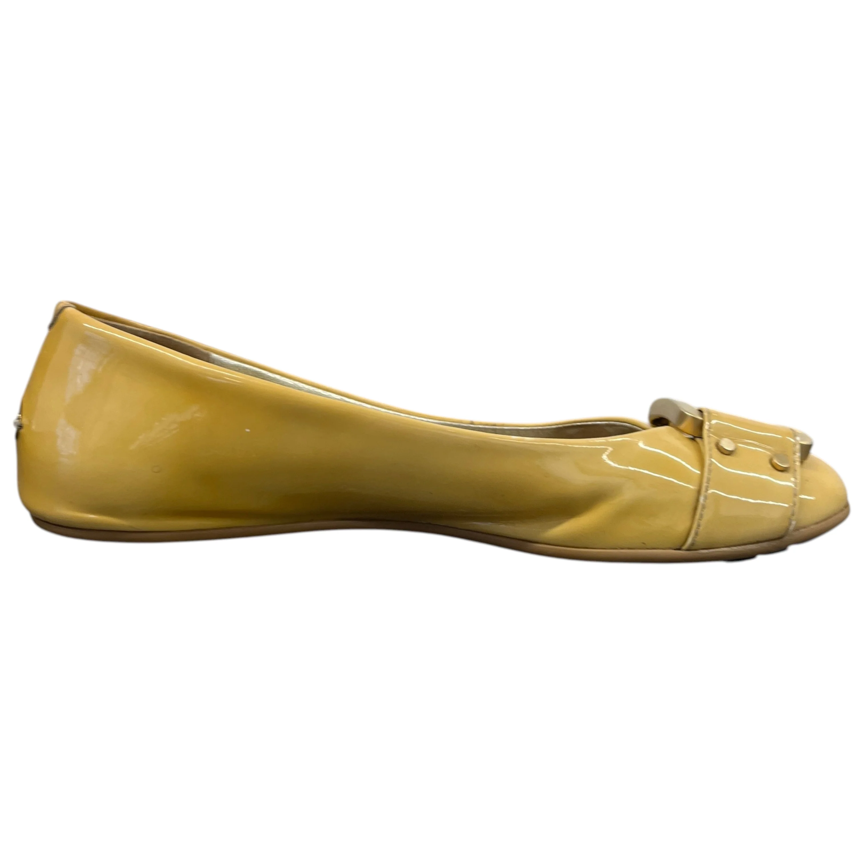 Women's Buckle Ballet Flats Mules Beige Size EU 37 / UK 4 - Image 4