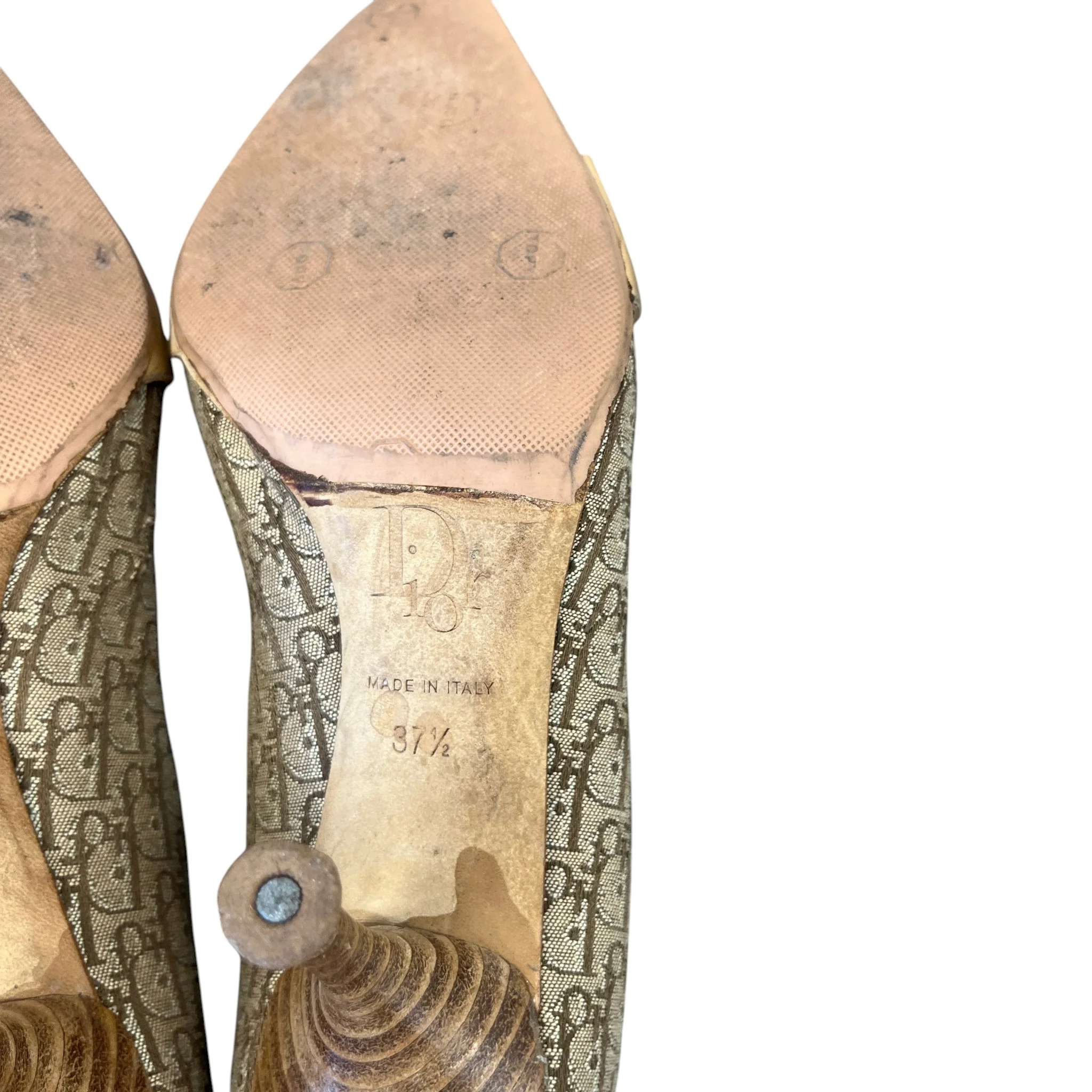 Women's Buckle Detail Kittern Heels Beige Size EU 37.5 / UK 4.5 - Image 11