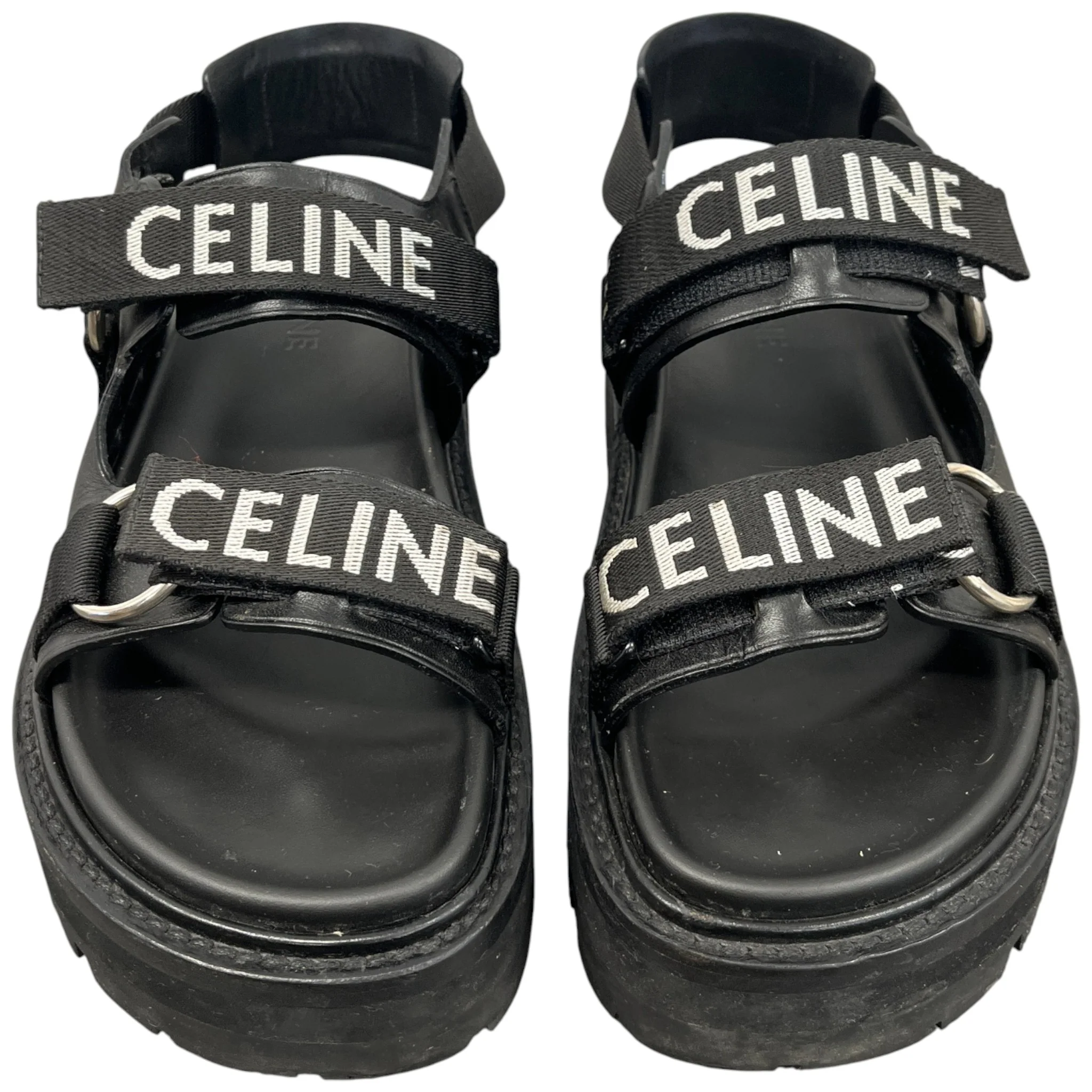 Women's Bulky Logo Sandals Black Size EU 38 / UK 5 - Image 6