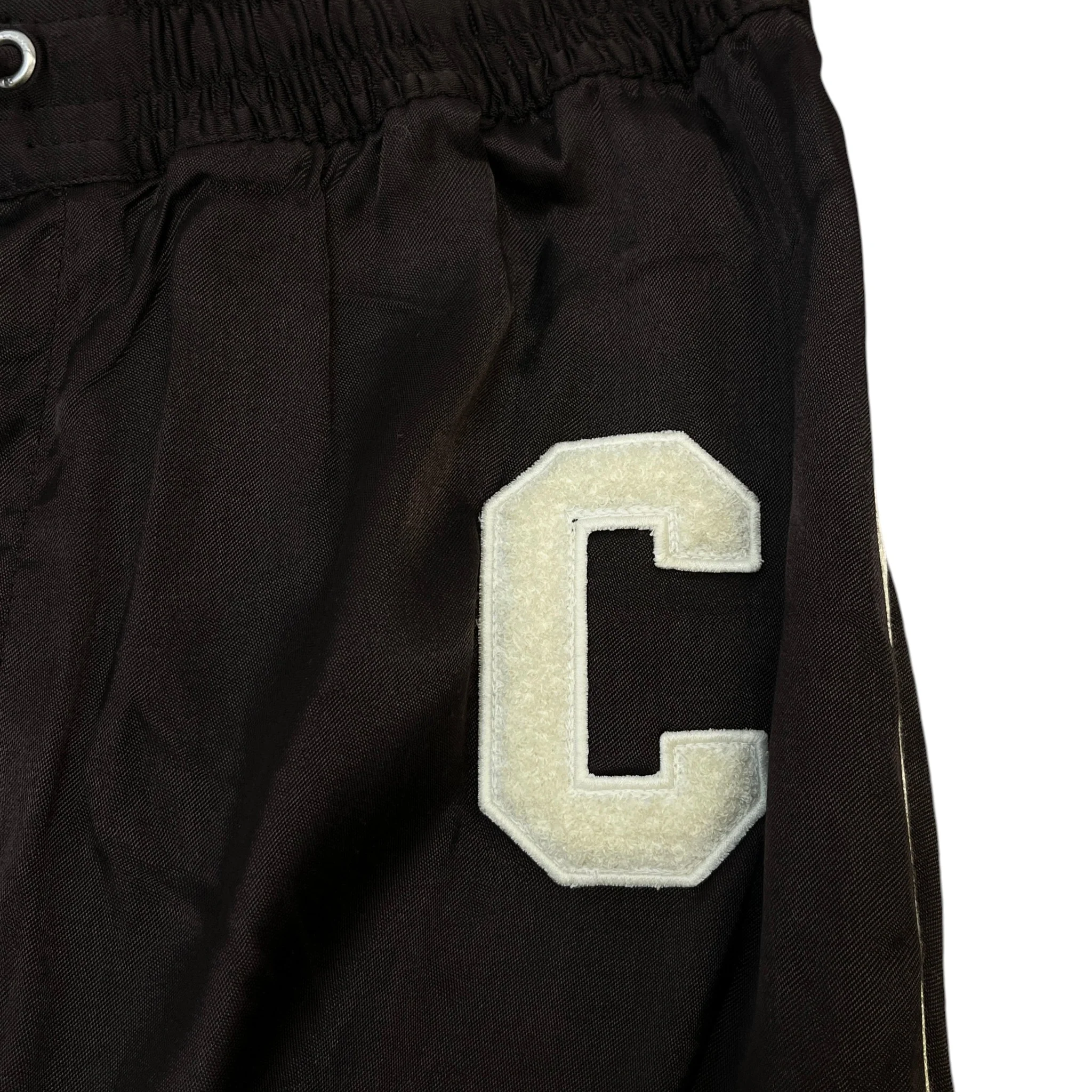 Women's C Athletic Satin Joggers Brown Size Waist 38" - Image 5