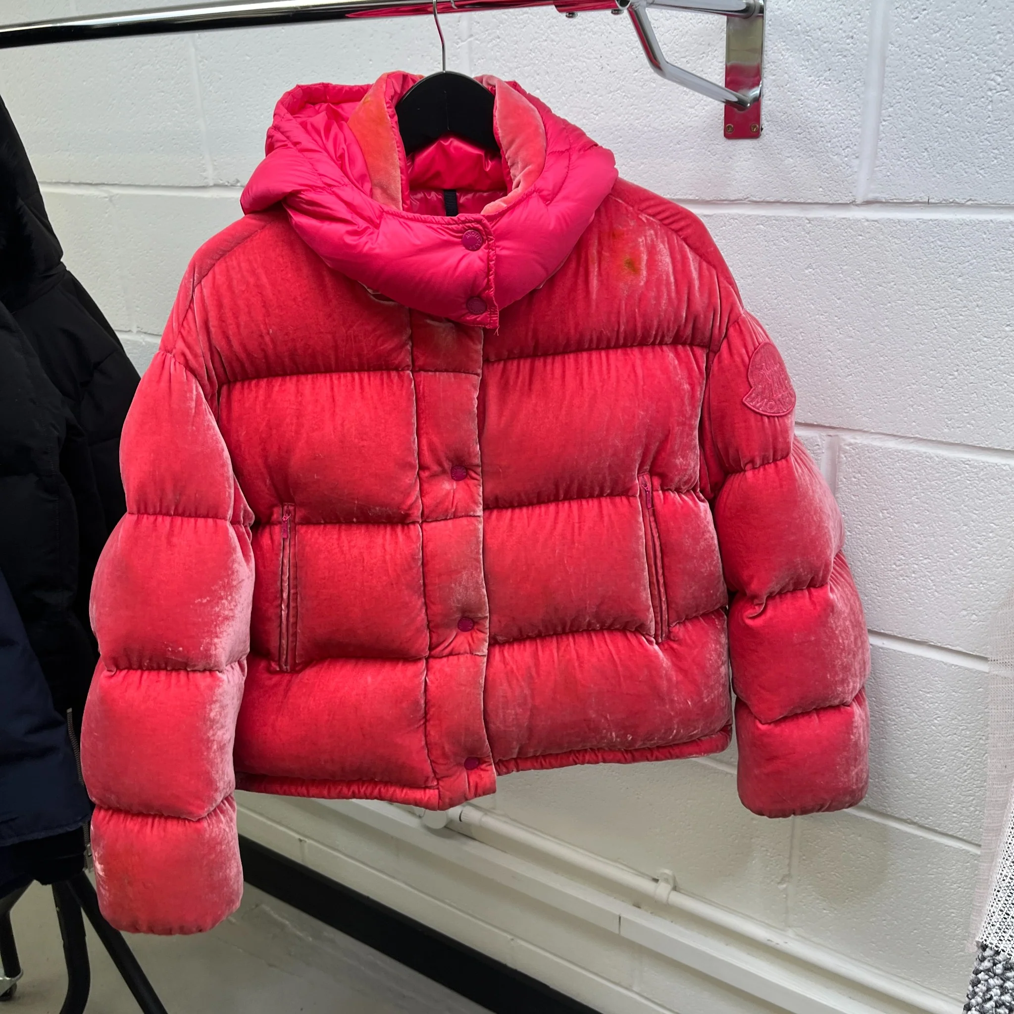 Women's Caille Down Jacket Pink Size 1 / UK 10 - Image 8
