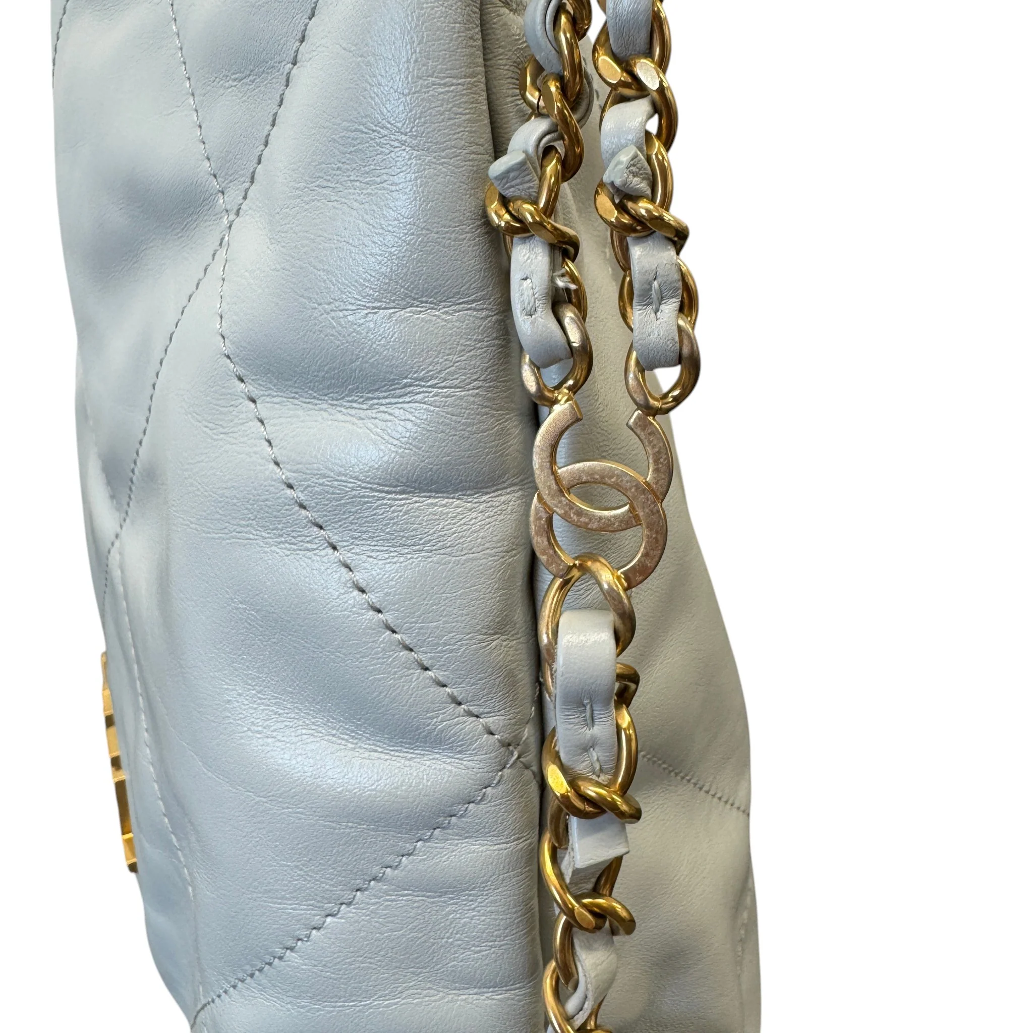 Women's Calfskin 22 Backpack Grey - Image 10