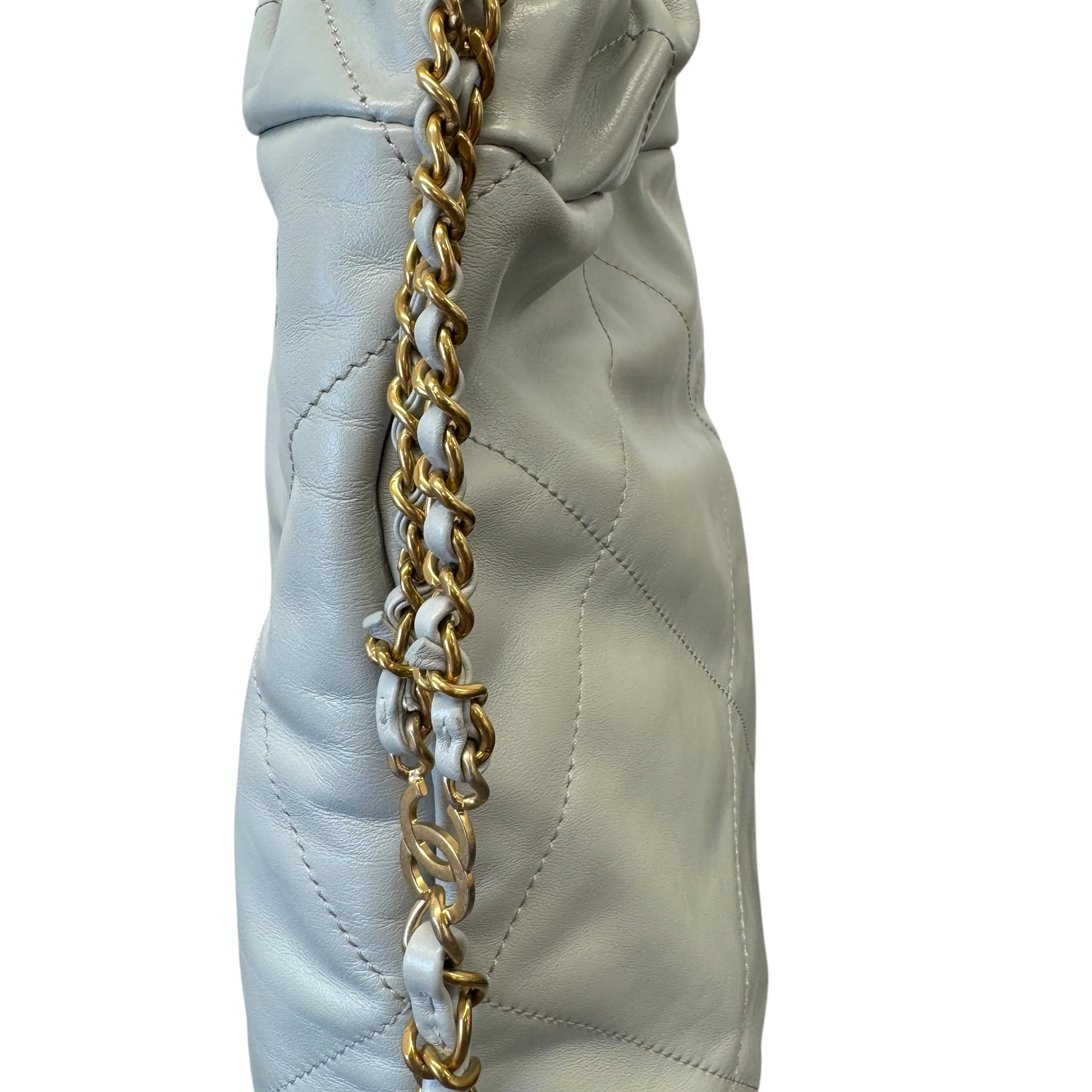 Women's Calfskin 22 Backpack Grey - Image 11