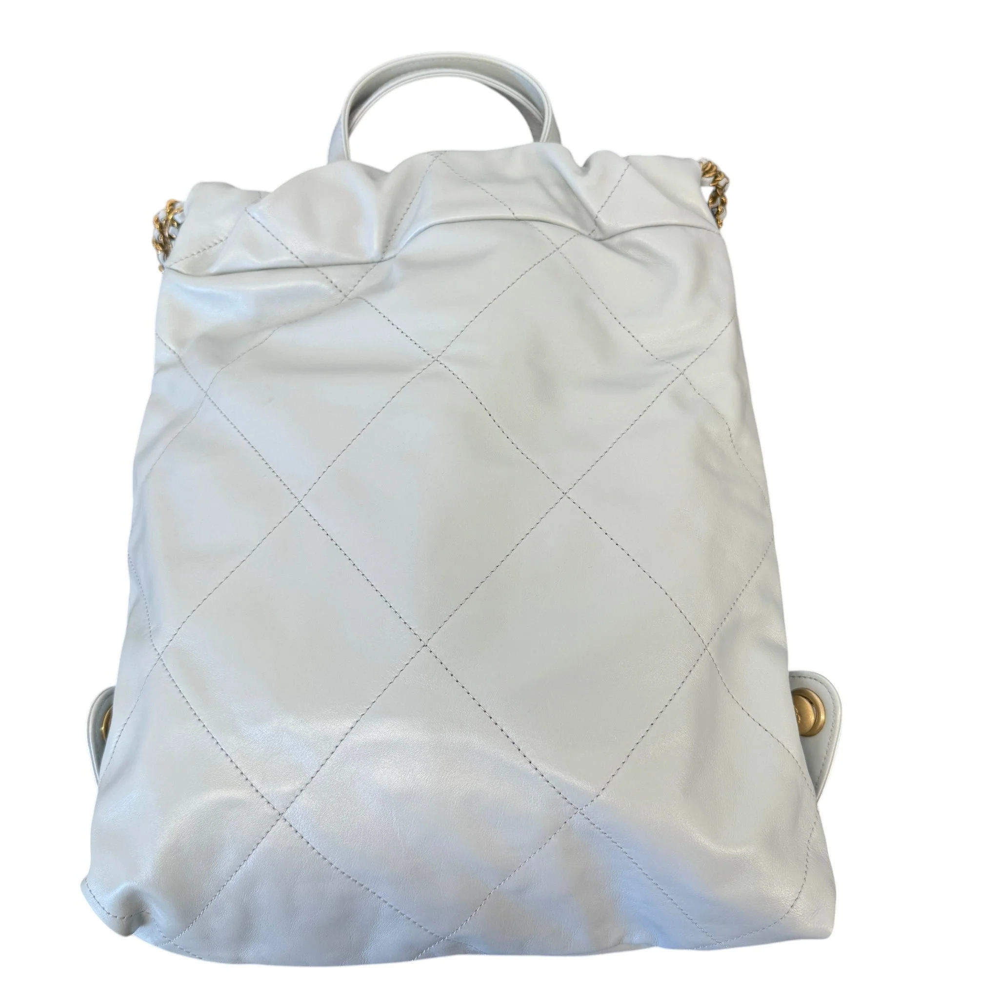 Women's Calfskin 22 Backpack Grey - Image 3