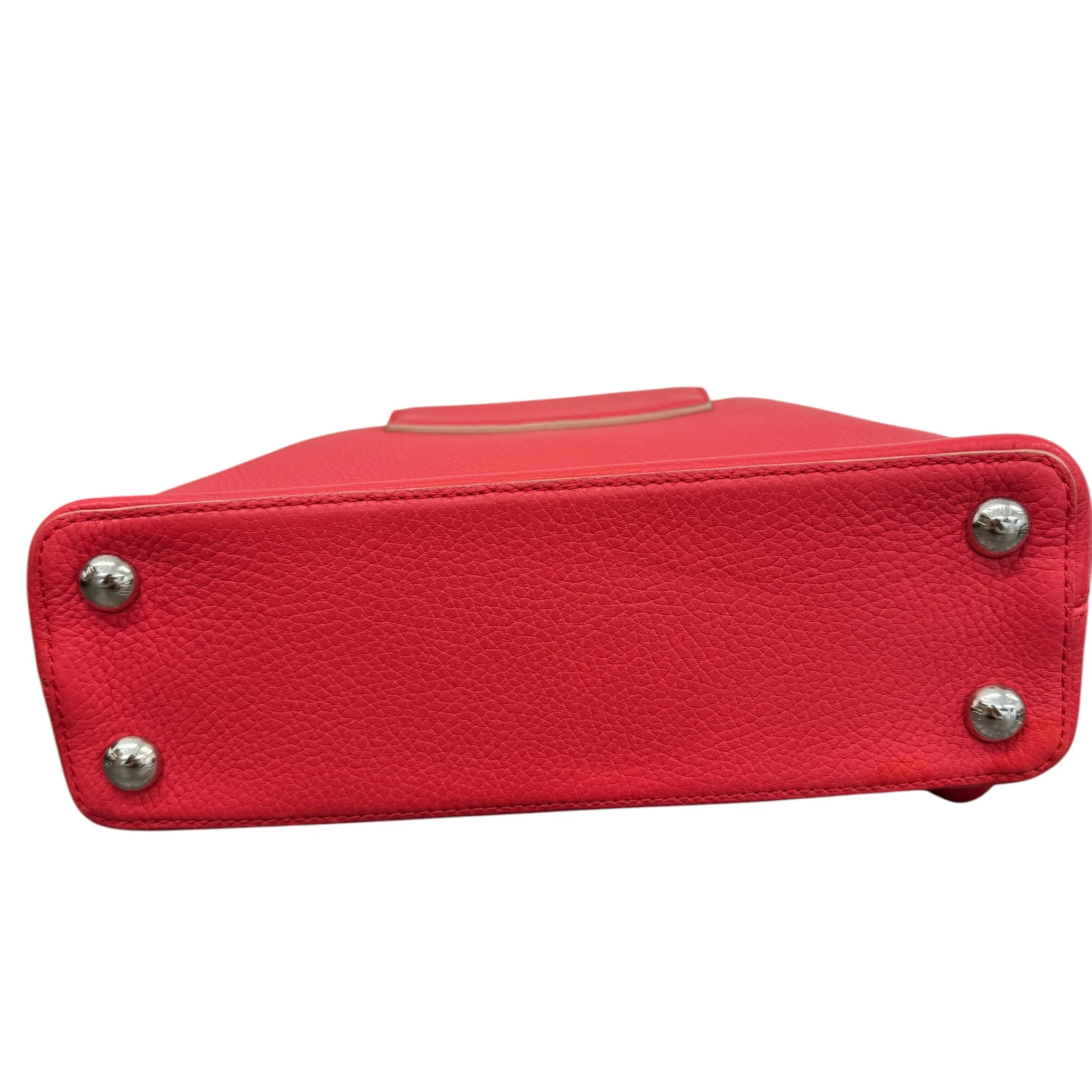 Women's Capucines Bb Taurillon Handbag Red - Image 15